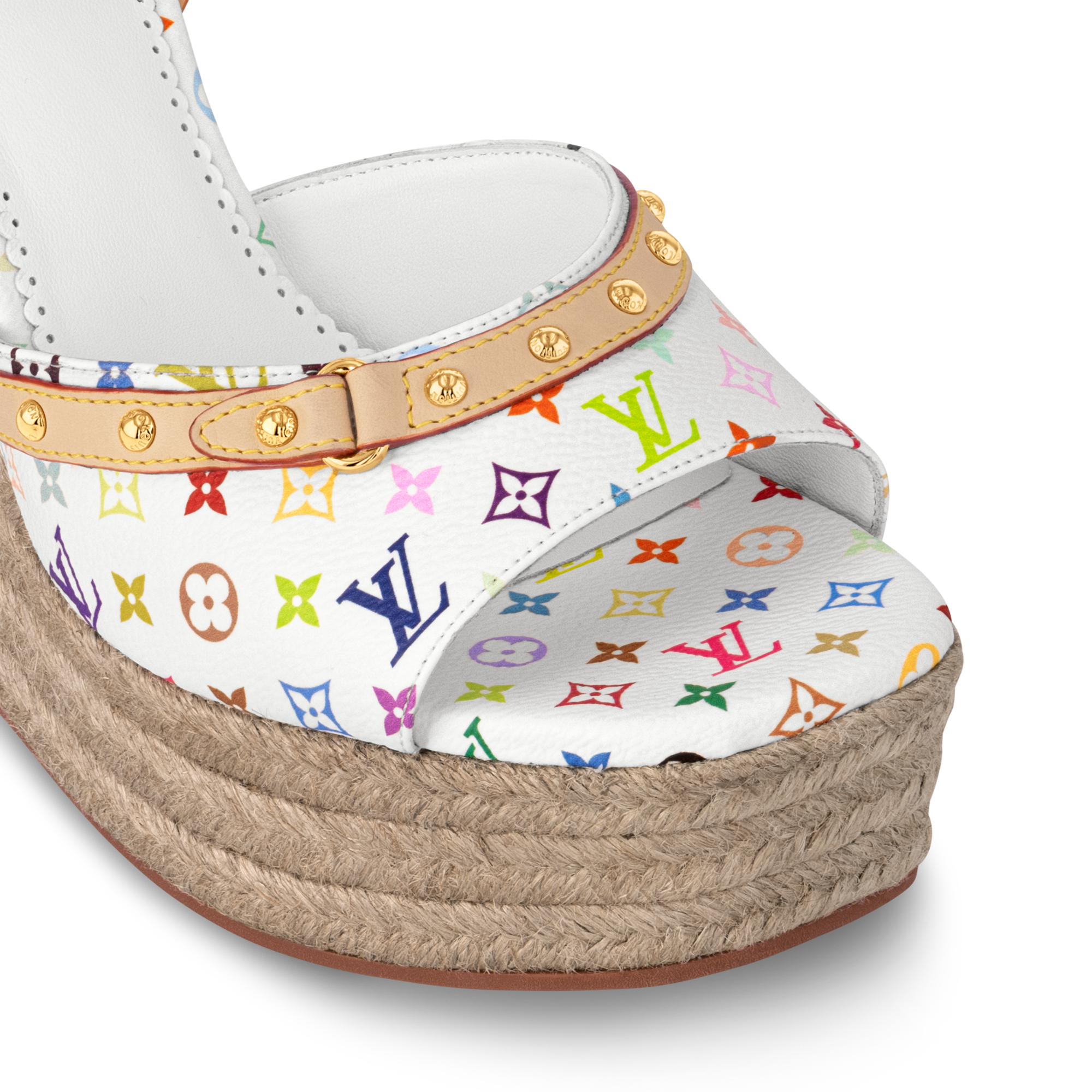  Sapatos Sandálias e Espadrilles LV x TM Sandália Anabela Helios | Louis Vuitton ® (Zoom no Produto)
