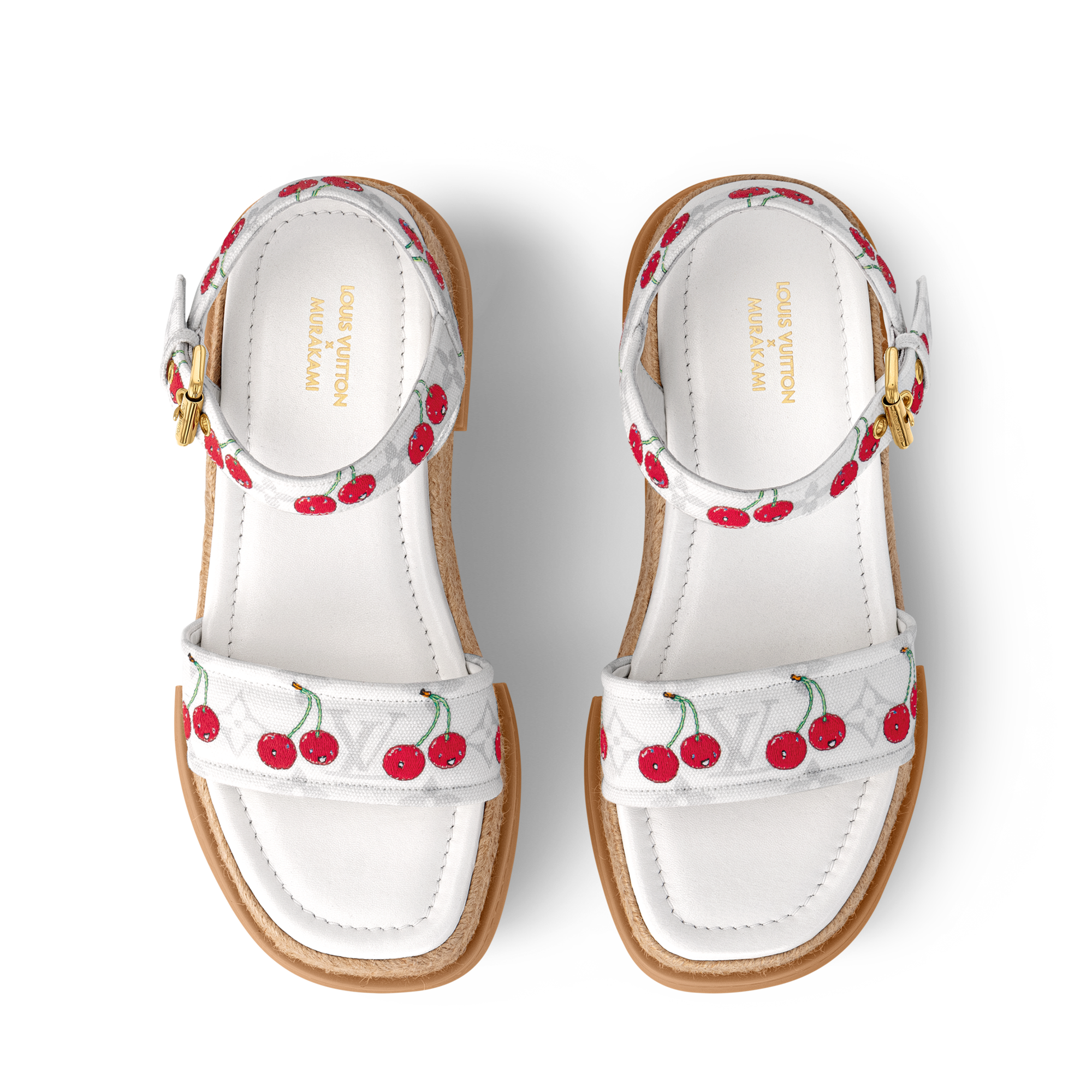  Sapatos Sandálias e Espadrilles LV x TM Sandália Flatform Maya | Louis Vuitton ® (Zoom no Produto)