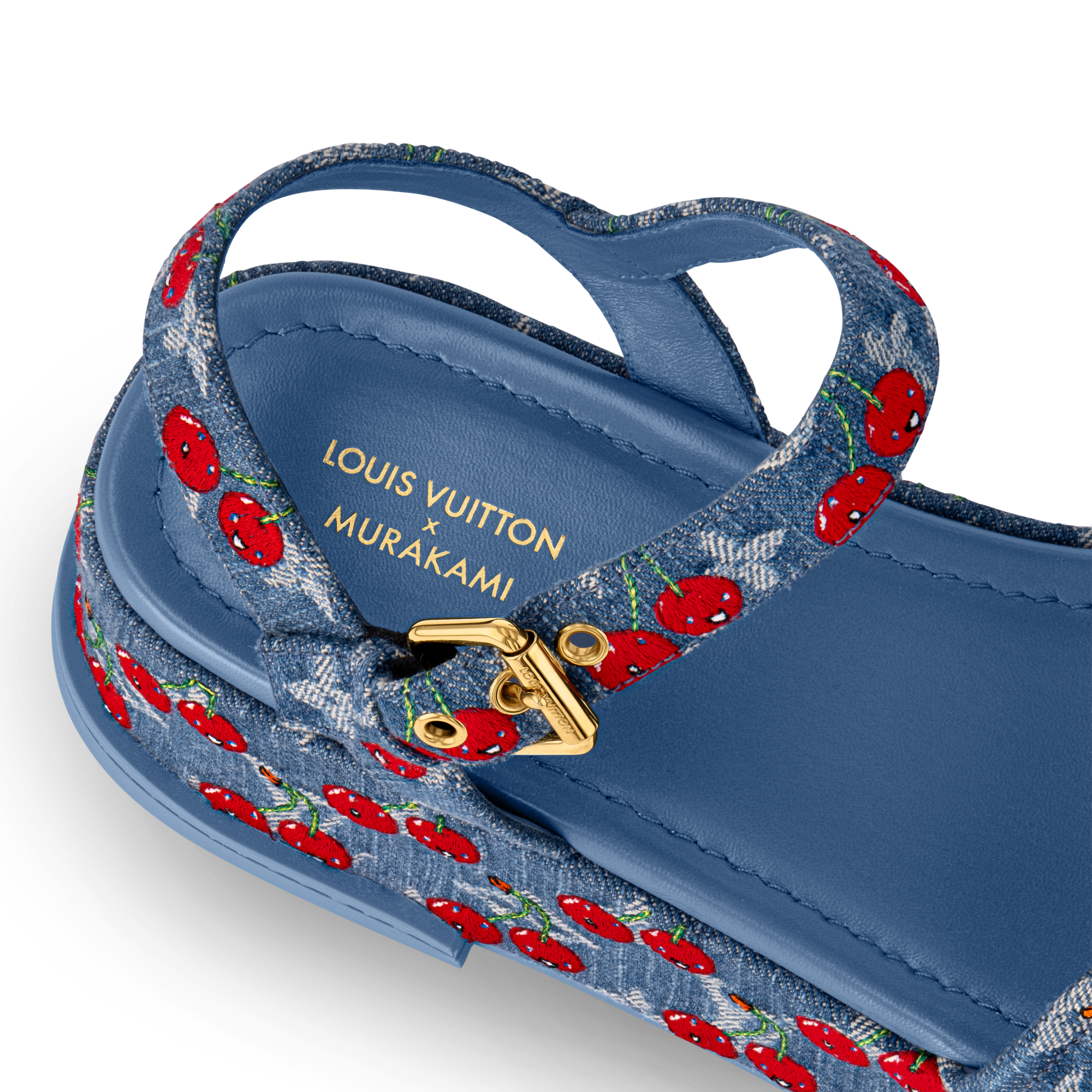  Sapatos Sandálias e Espadrilles LV x TM Sandália Flatform Maya | Louis Vuitton ® (Zoom no Produto)