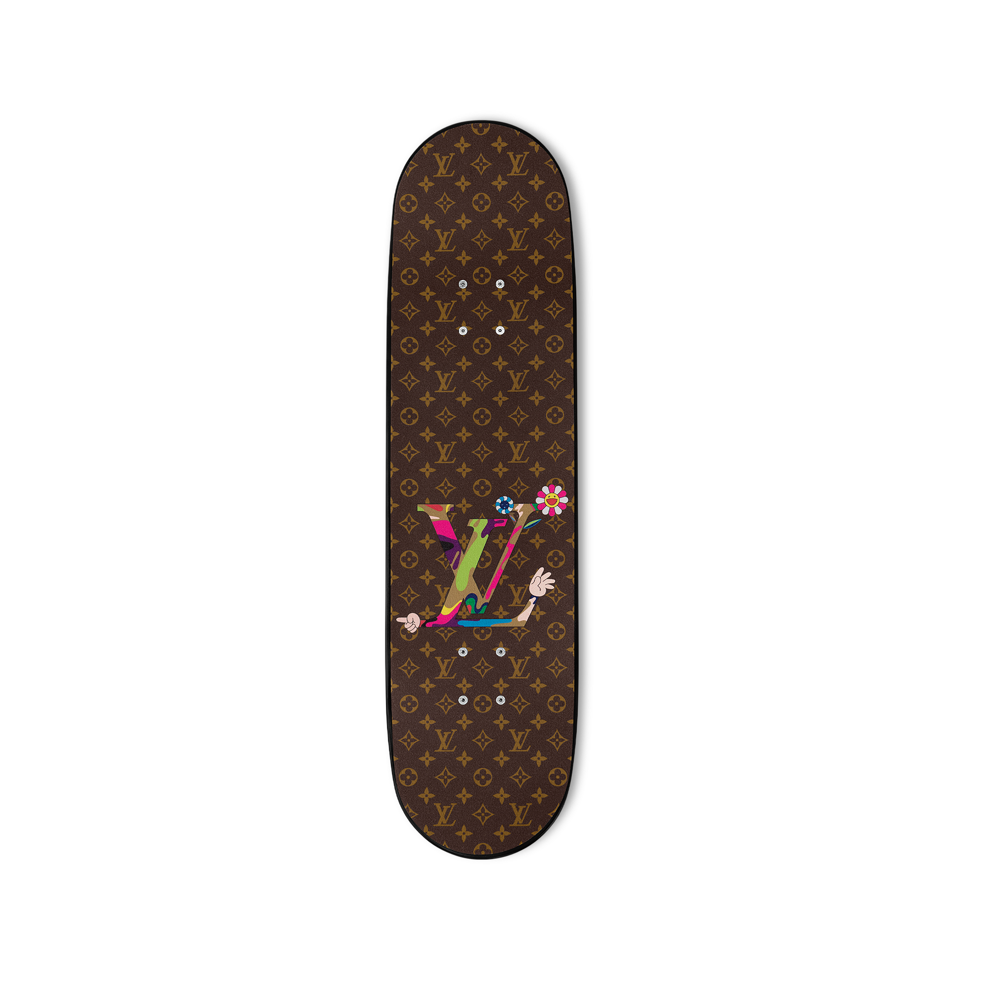  Esporte e Jogos } LV x TM Skate com Personagens em Estilo Superflat | Louis Vuitton ® (Zoom no Produto)