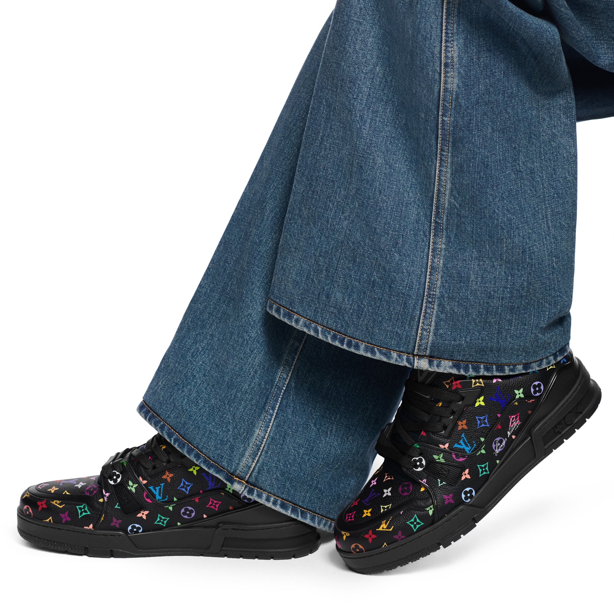  Sapatos Tênis LV x TM Tênis LV Trainer | Louis Vuitton ® (Zoom no Produto)