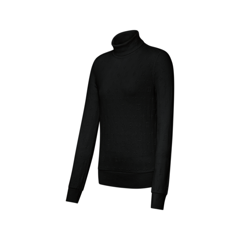 Mahina Monogram Turtleneck Pullover – Vista Lateral