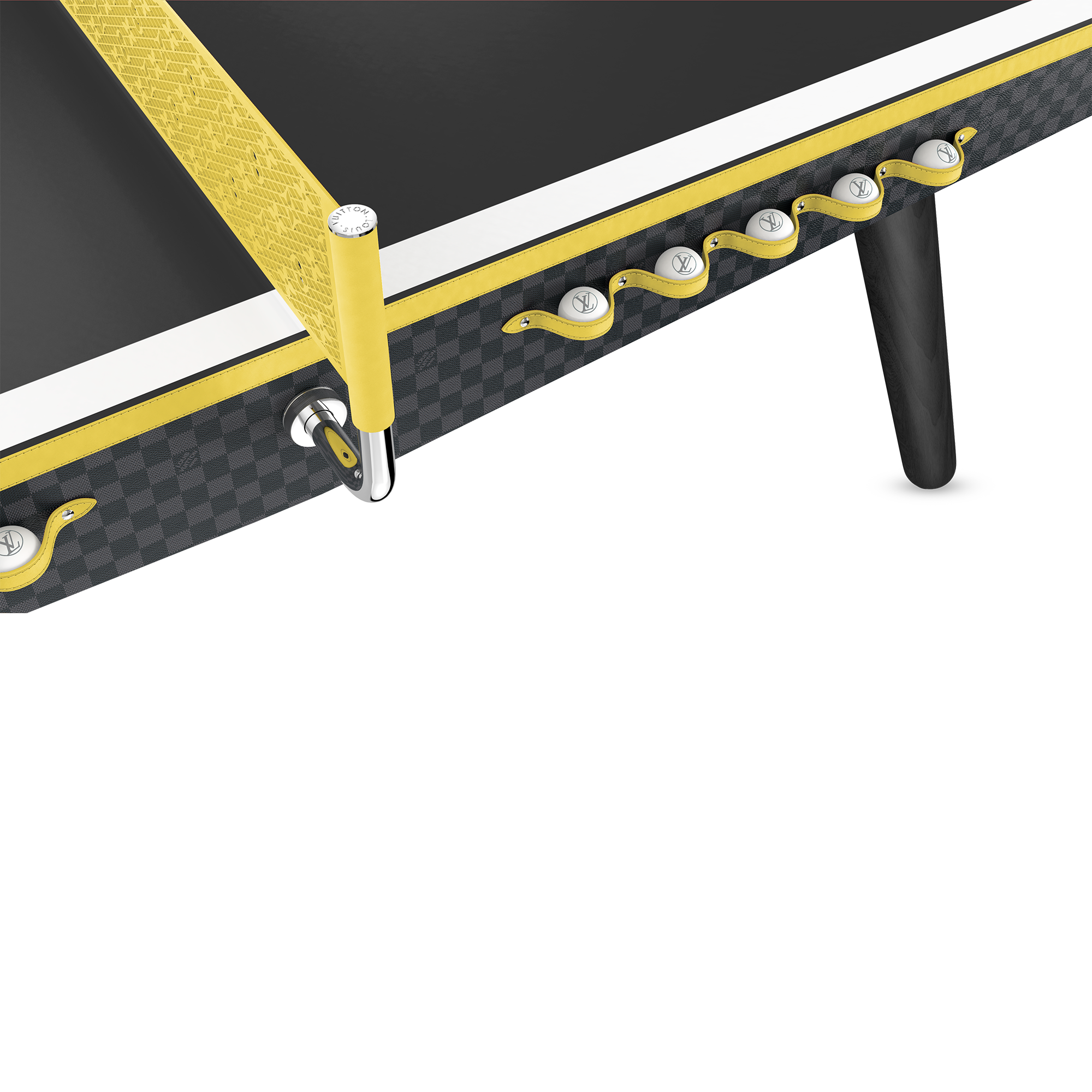 Couro e Outros Materias  Esporte e Jogos } Mesa de Pingue-pongue Profissional em Canvas | Louis Vuitton ® (Zoom no Produto)