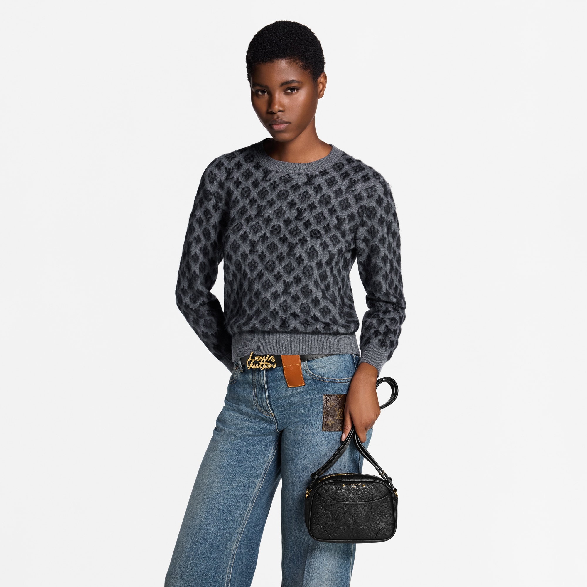 Couro Monogram Empreinte Carteiras Carteiras com Corrente & Micro Bolsas Minibolsa Camera | Louis Vuitton ® (Zoom no Produto)