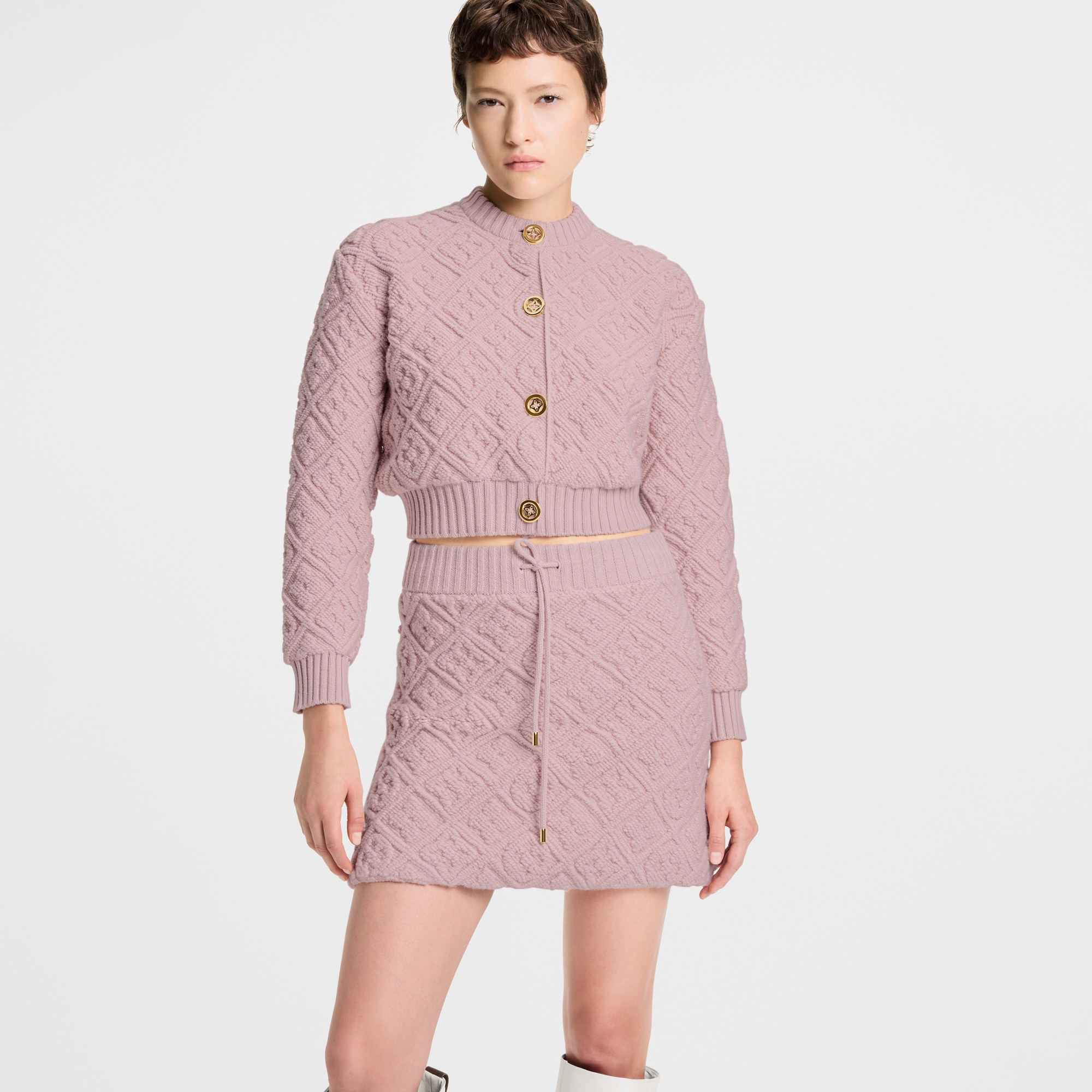  Ready-to-Wear Saias e Shorts Minissaia Atoalhada com Monogram | Louis Vuitton ® (Zoom no Produto)