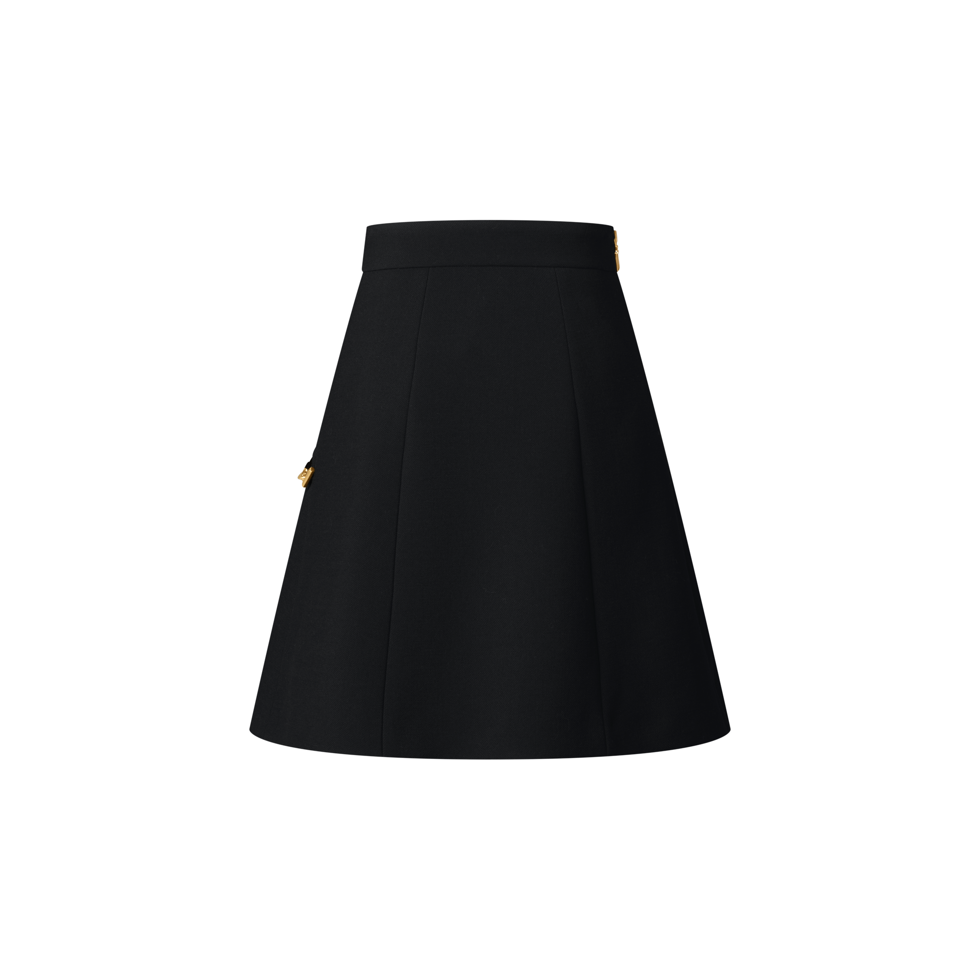  Ready-to-Wear Saias e Shorts Minissaia Evasê com Detalhe de Corrente | Louis Vuitton ® (Zoom no Produto)