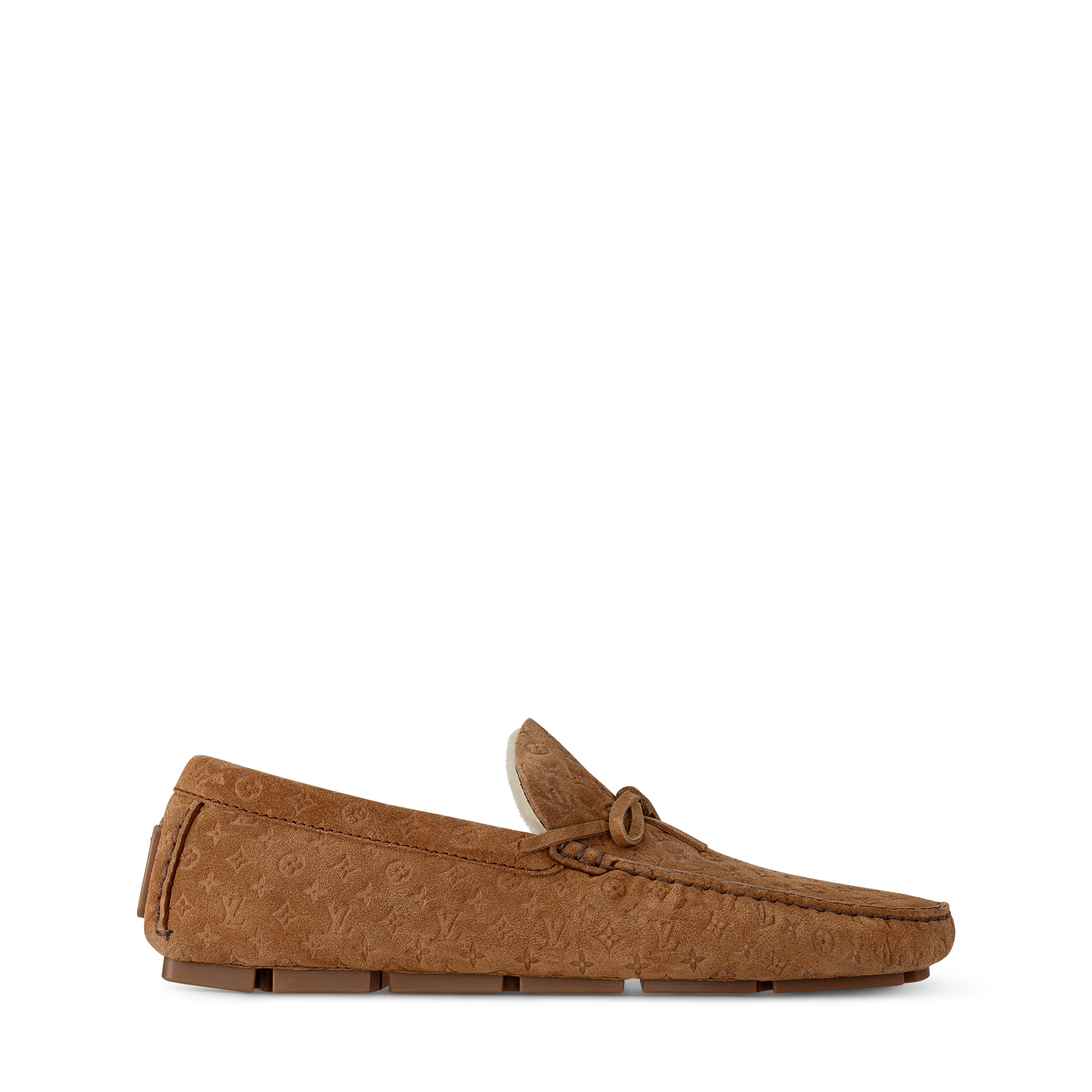  Sapatos Seleção Completa Mocassim LV Driver em Shearling | Louis Vuitton ® (Zoom no Produto)