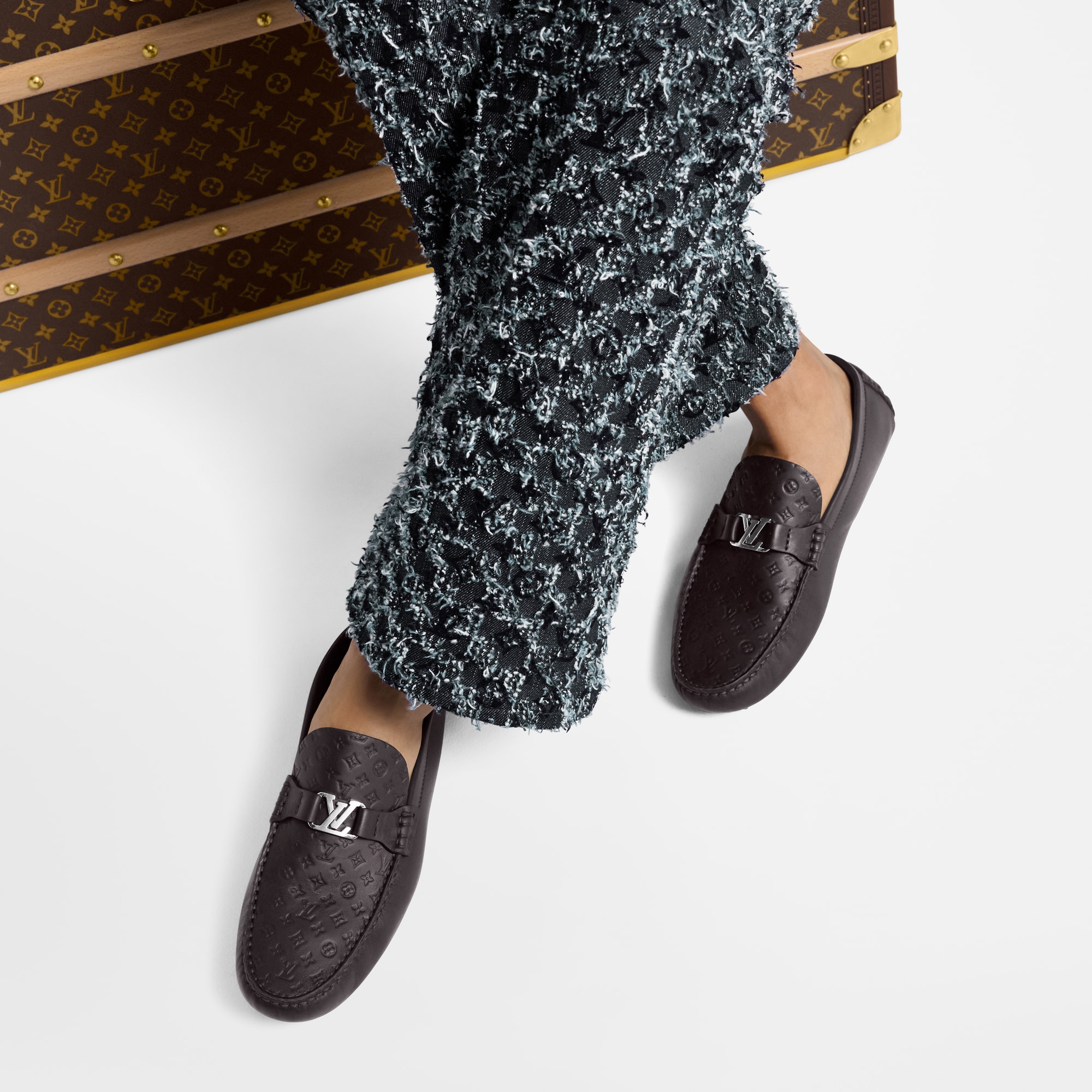  Sapatos Loafers e Mocassins Mocassim LV SiLVerstone | Louis Vuitton ® (Zoom no Produto)