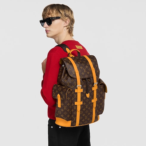 Monogram Macassar Bolsas Masculinas Lançamentos Mochila Christopher MM | Louis Vuitton ® (Zoom no Produto)