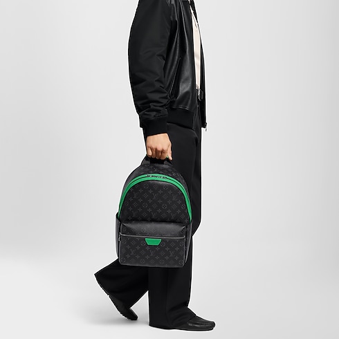 Monogram Eclipse Bolsas Masculinas Lançamentos Mochila Discovery PM | Louis Vuitton ® (Zoom no Produto)