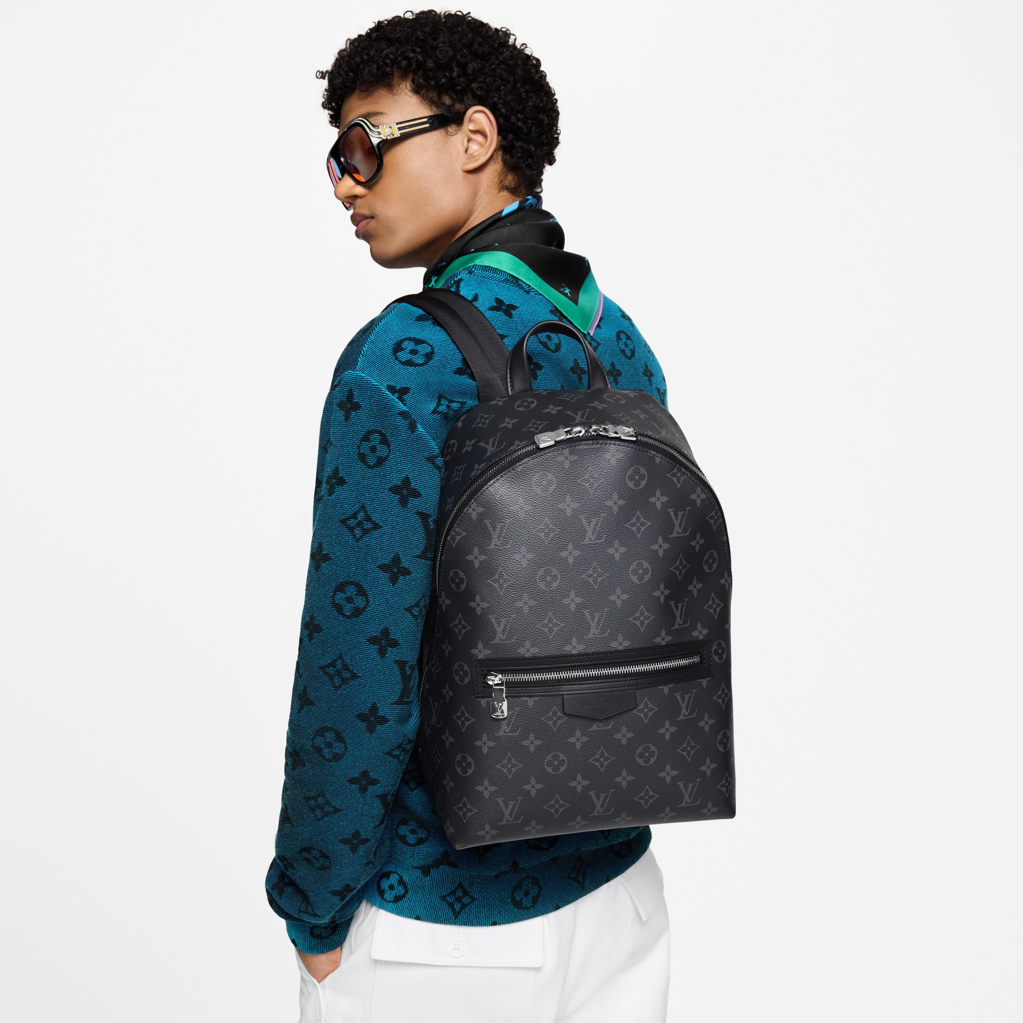 Monogram Eclipse Bolsas Femininas Lançamentos Mochila Discovery Slim | Louis Vuitton ® (Zoom no Produto)