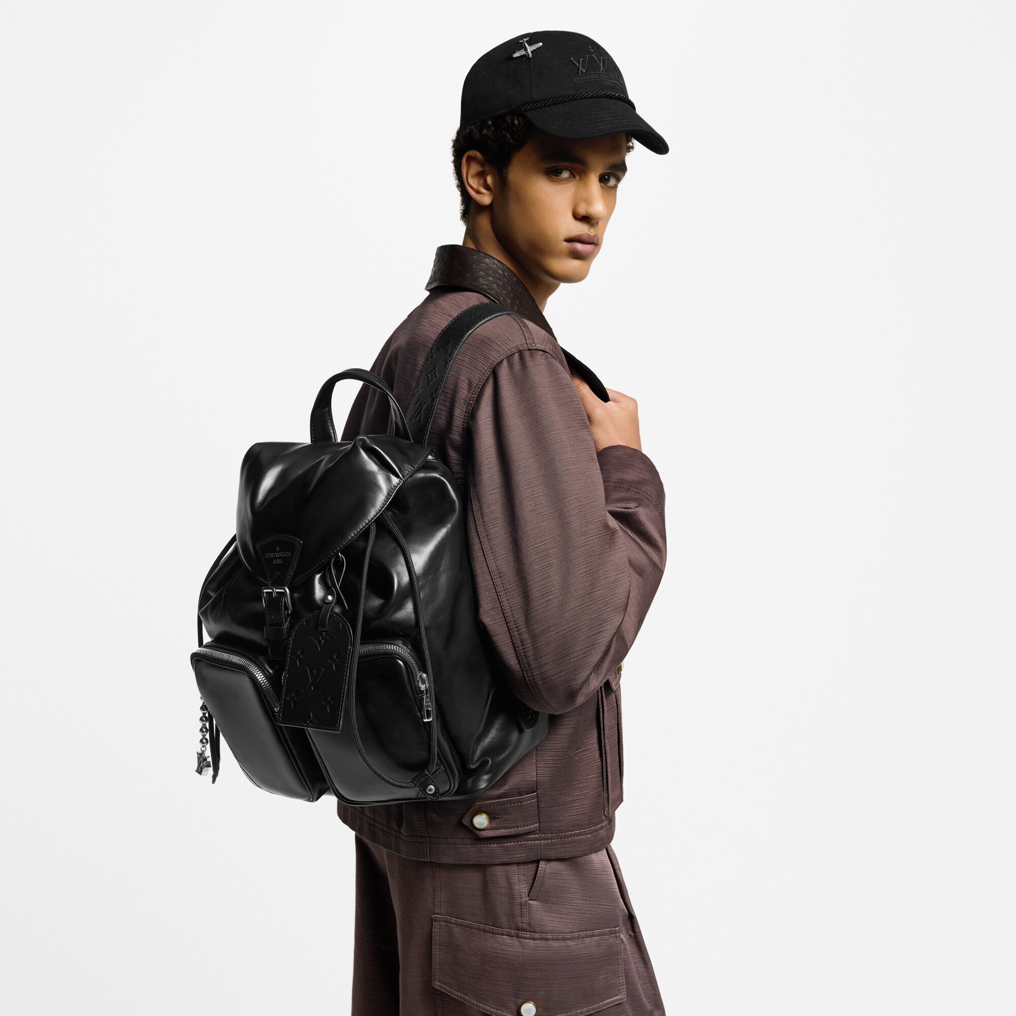 Autres Cuirs Bolsas Masculinas Lançamentos Mochila Montsouris Cargo | Louis Vuitton ® (Zoom no Produto)