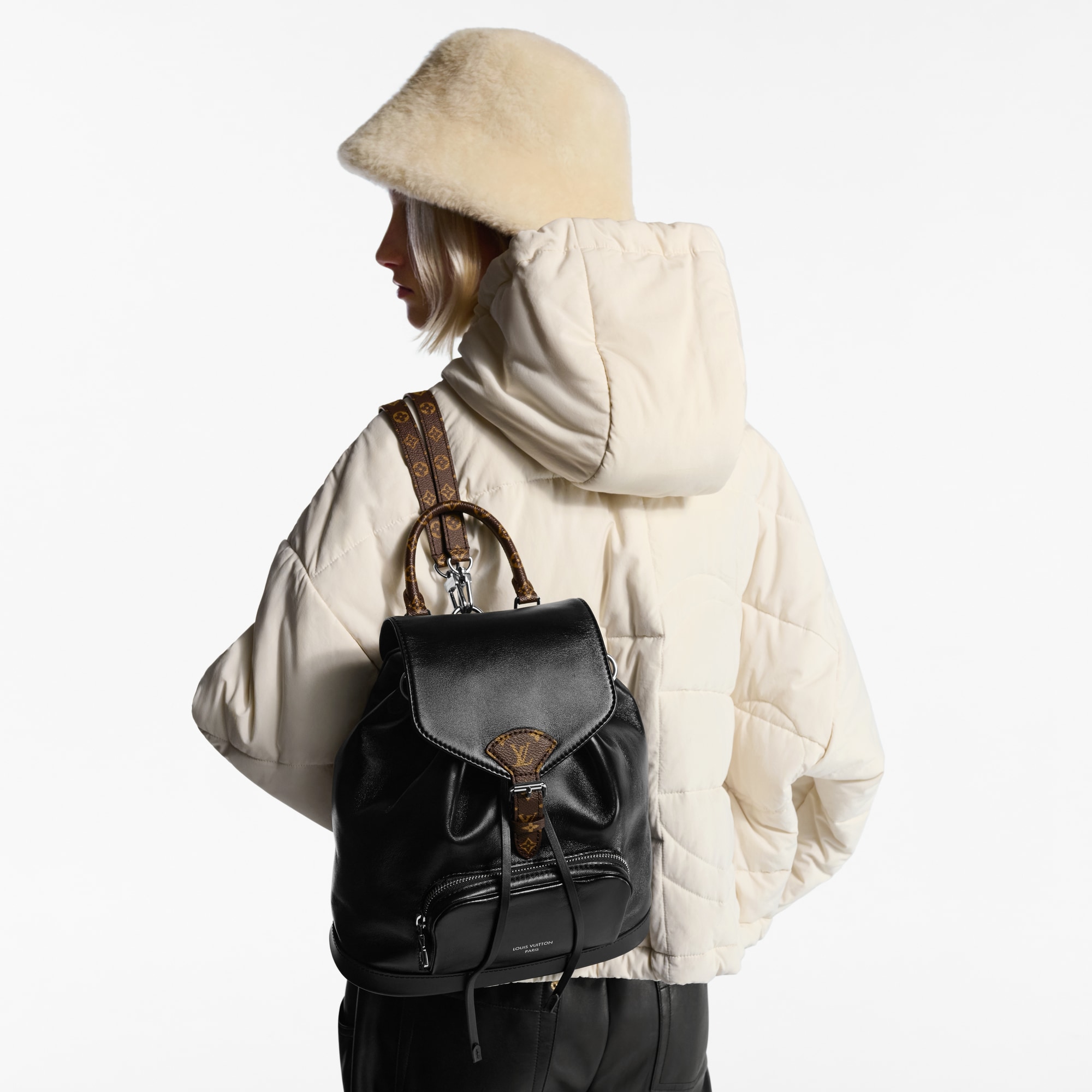 LV Vibe Bolsas Todas as Bolsas Mochila Montsouris Vibe PM | Louis Vuitton ® (Zoom no Produto)