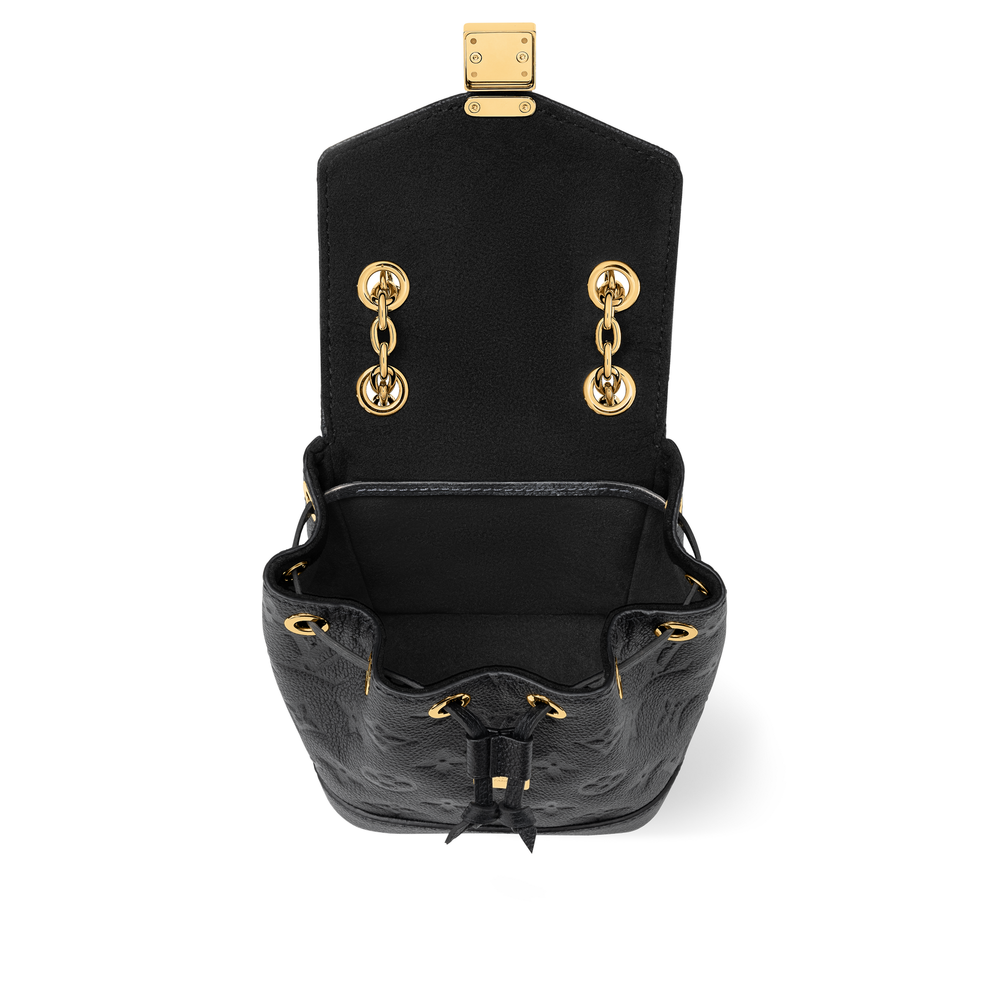 Couro Monogram Empreinte Carteiras Carteiras com Corrente & Micro Bolsas Mochila Noé Nano | Louis Vuitton ® (Zoom no Produto)