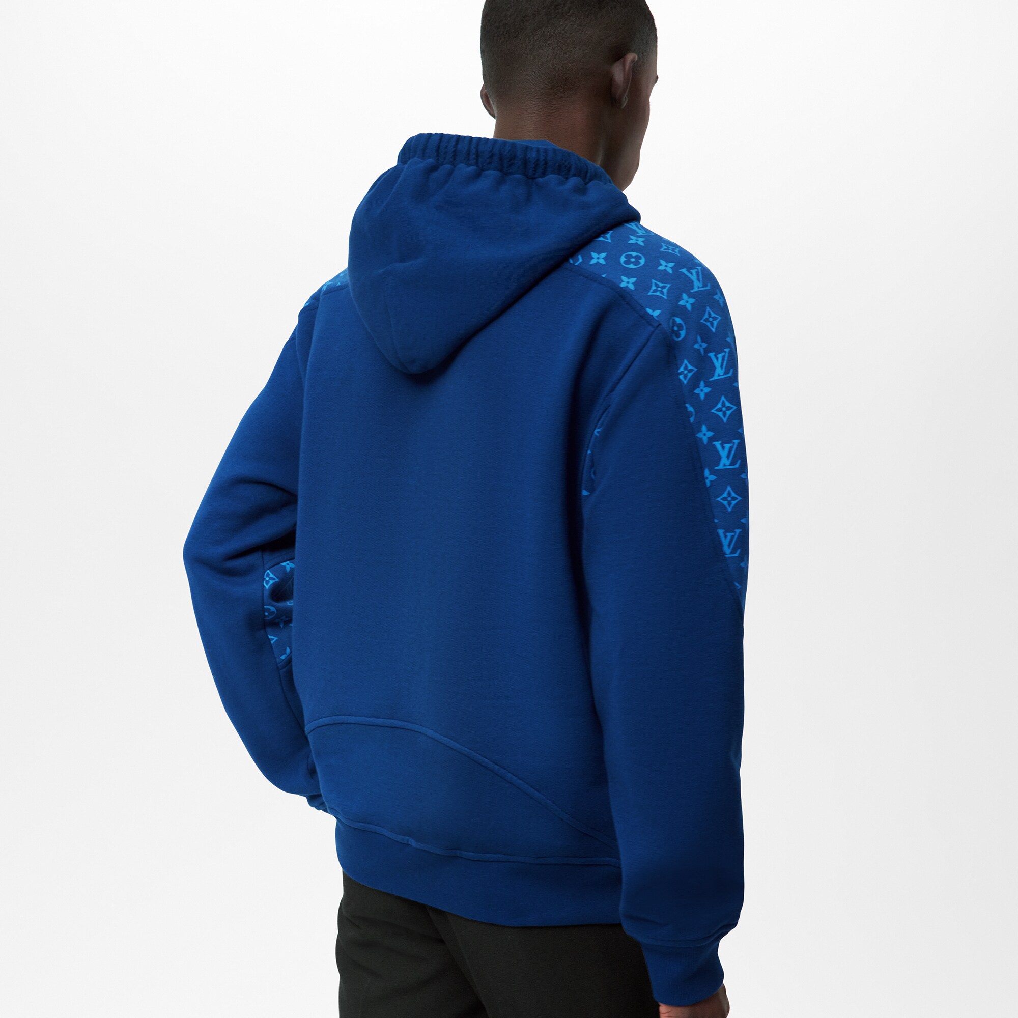   } Moletom com Capuz e Recorte Monogram Circle | Louis Vuitton ® (Zoom no Produto)