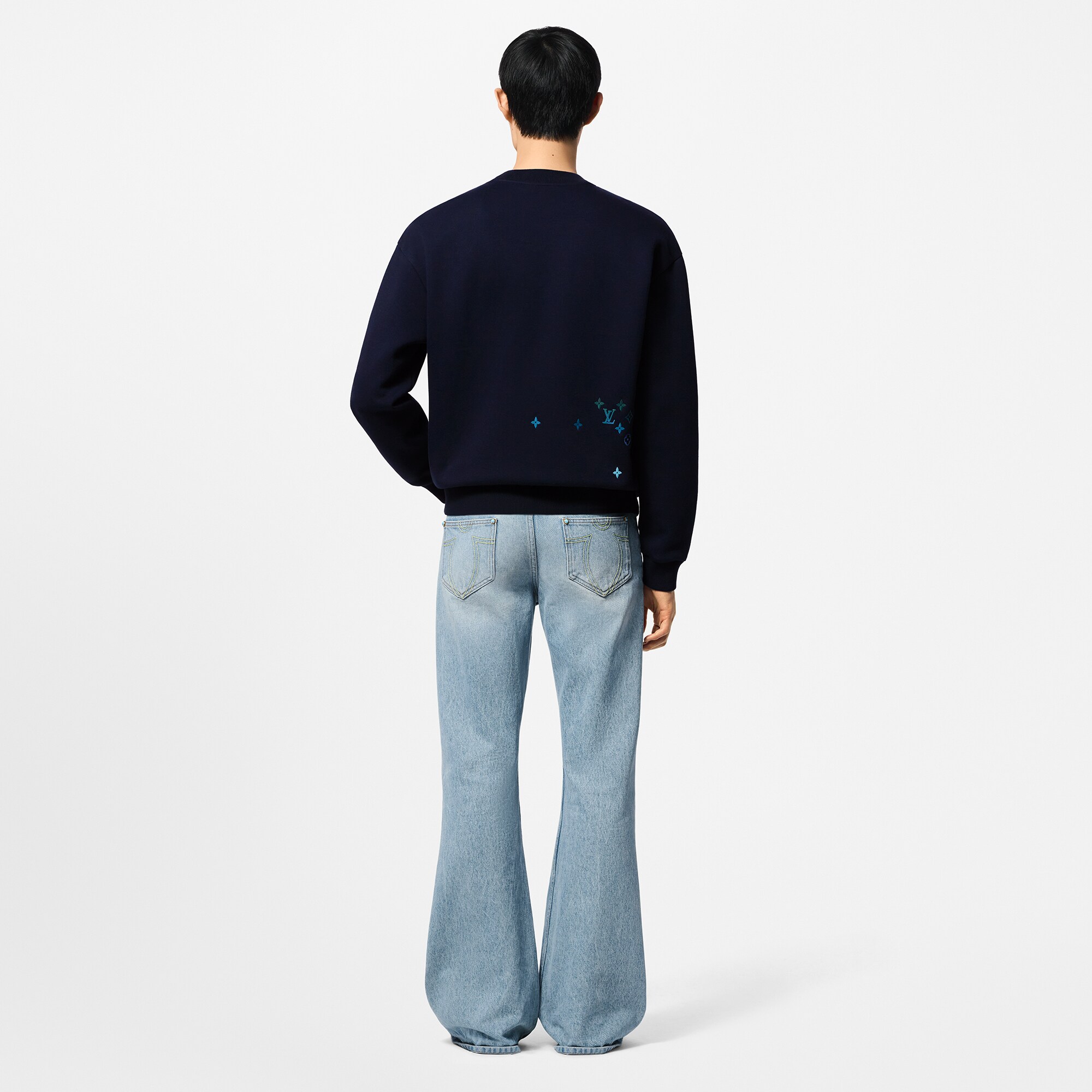  Discontinued Product Obs 12 Moletom de Algodão Bordado | Louis Vuitton ® (Zoom no Produto)