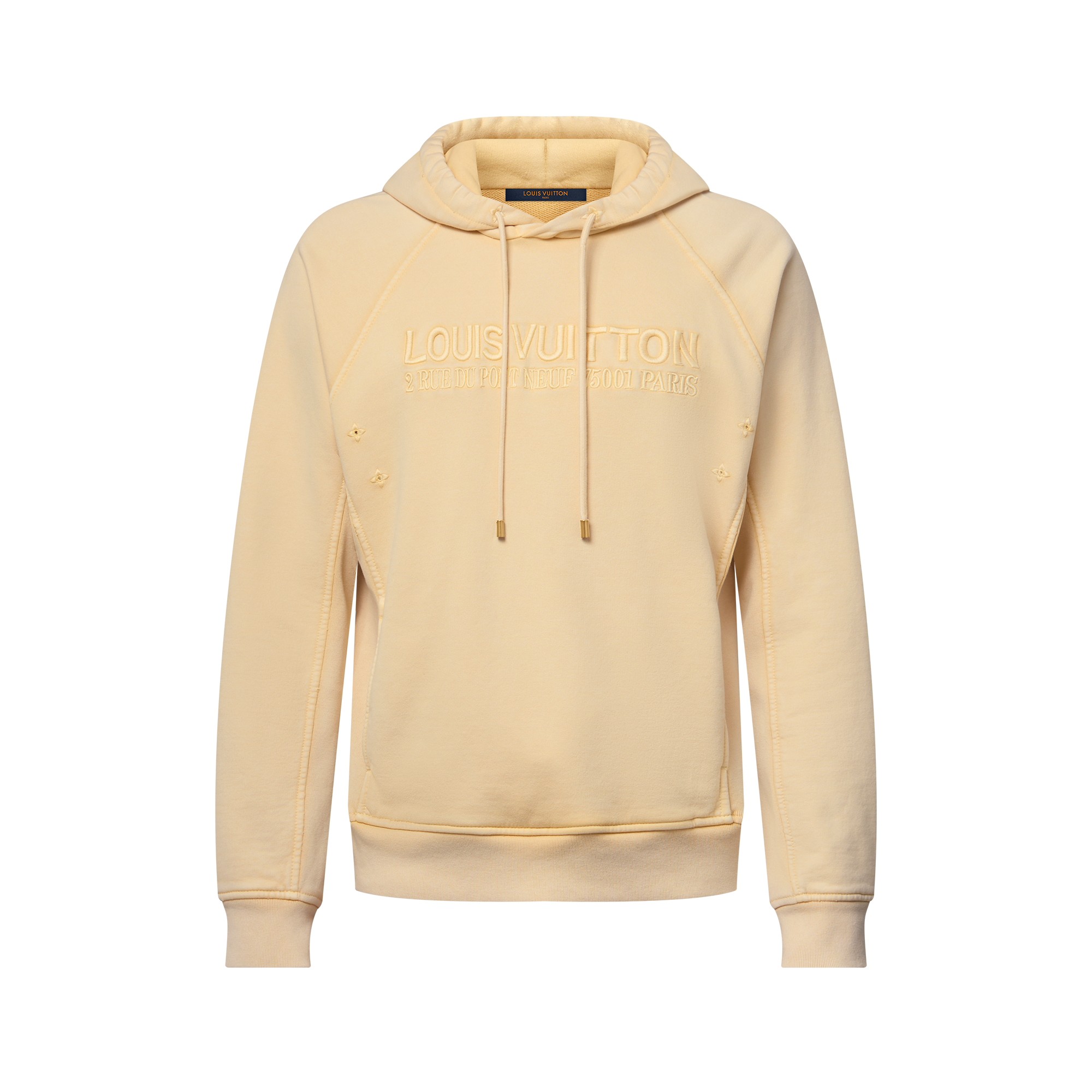  Ready-to-Wear Malhas e Moletons Moletom Estonado com Capuz e Ribanas | Louis Vuitton ® (Zoom no Produto)