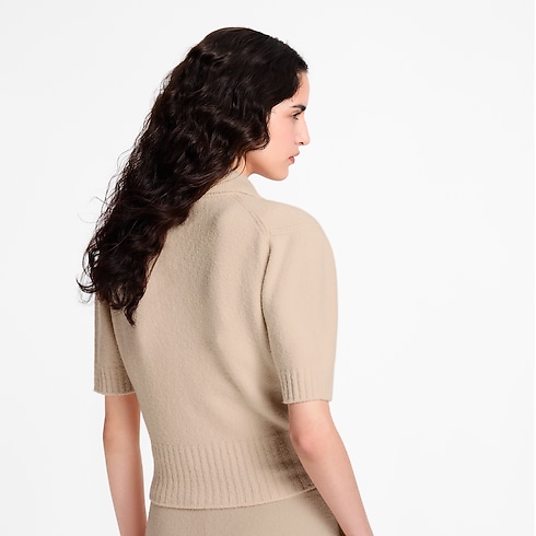 Ready-to-Wear Blusas Monogram Button Knit Top | Louis Vuitton ® (Zoom no Produto)