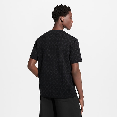 Ready-to-Wear Todas as Roupas Monogram Jacquard Short-Sleeved Crewneck | Louis Vuitton ® (Zoom no Produto)