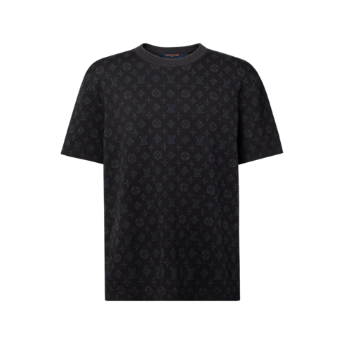Ready-to-Wear Todas as Roupas Monogram Jacquard Short-Sleeved Crewneck | Louis Vuitton ® (Zoom no Produto)