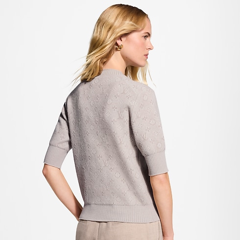 Novidades em Feminino } Monogram Knit Top | Louis Vuitton ® (Zoom no Produto)