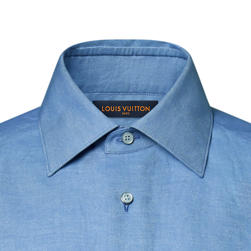 Ready-to-Wear Camisas Monogram Long-Sleeved Shirt | Louis Vuitton ® (Zoom no Produto)