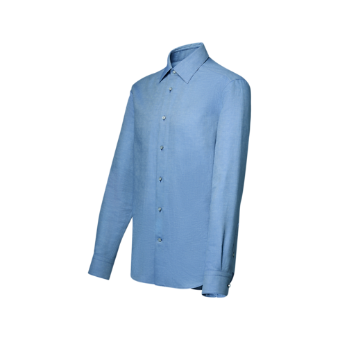 Ready-to-Wear Camisas Monogram Long-Sleeved Shirt | Louis Vuitton ® (Zoom no Produto)