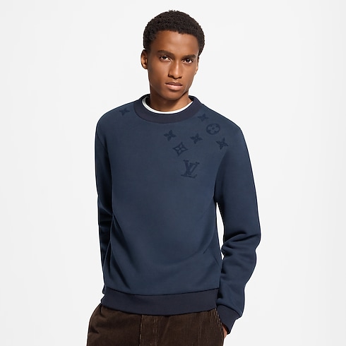 Monogram Needle-Punched Crewneck – Vista Cortada