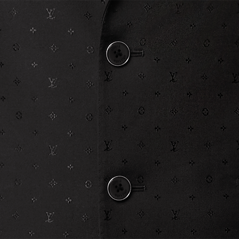 Ready-to-Wear Todas as Roupas Monogram Satin Single-Breasted Pont Neuf Jacket | Louis Vuitton ® (Zoom no Produto)
