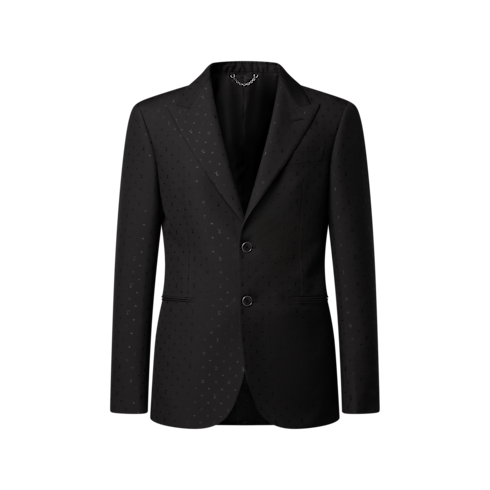 Ready-to-Wear Todas as Roupas Monogram Satin Single-Breasted Pont Neuf Jacket | Louis Vuitton ® (Zoom no Produto)