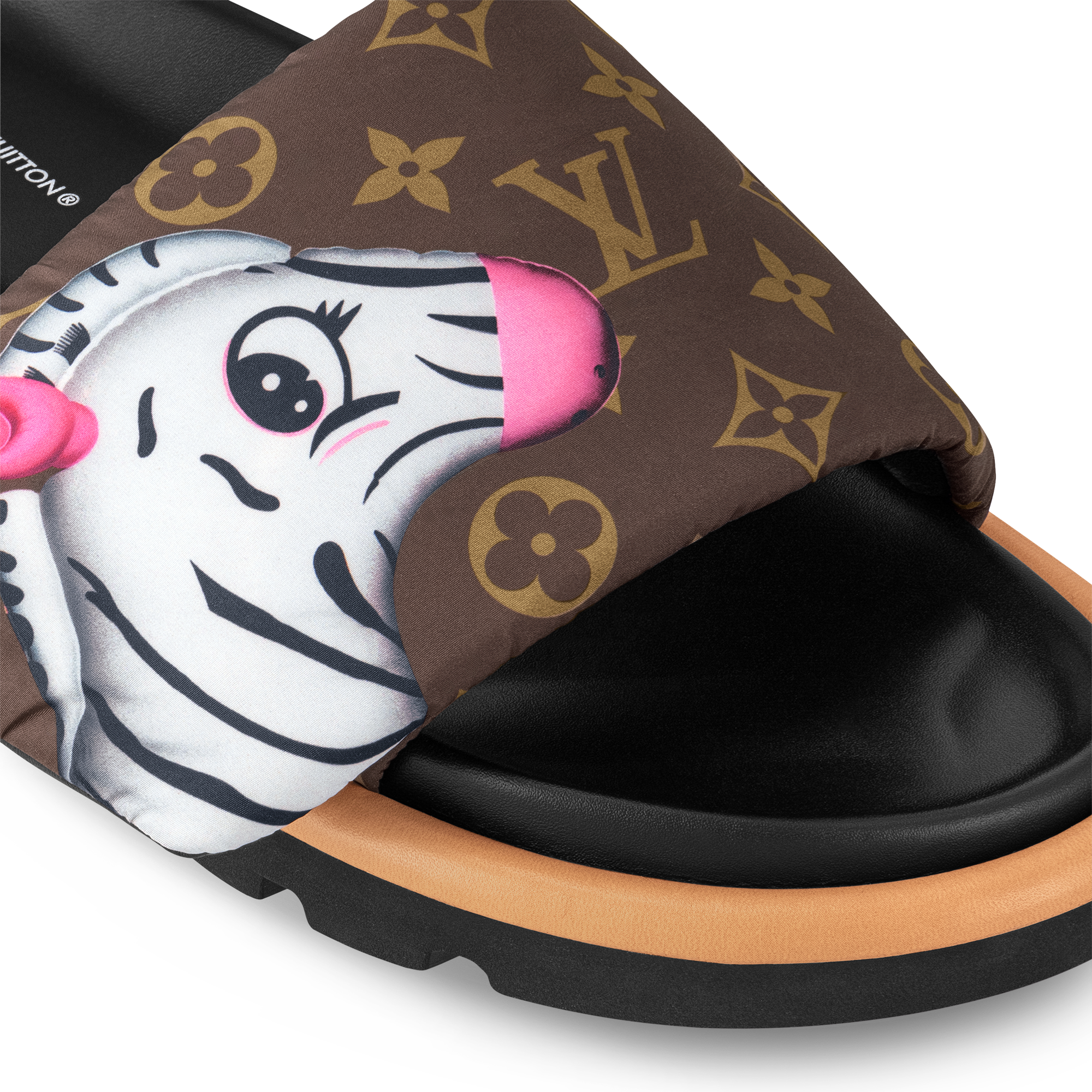  Sapatos Mules e Chinelos Mule Plataforma Pool Pillow | Louis Vuitton ® (Zoom no Produto)