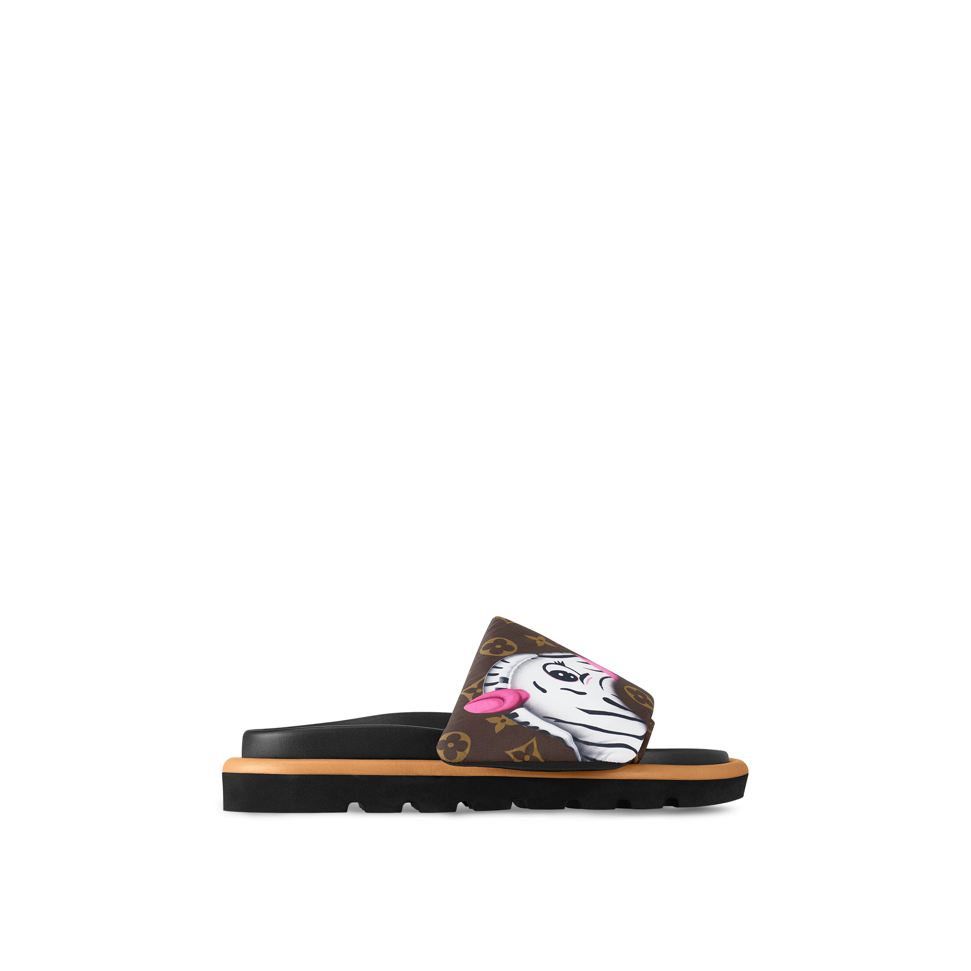  Sapatos Mules e Chinelos Mule Plataforma Pool Pillow | Louis Vuitton ® (Zoom no Produto)