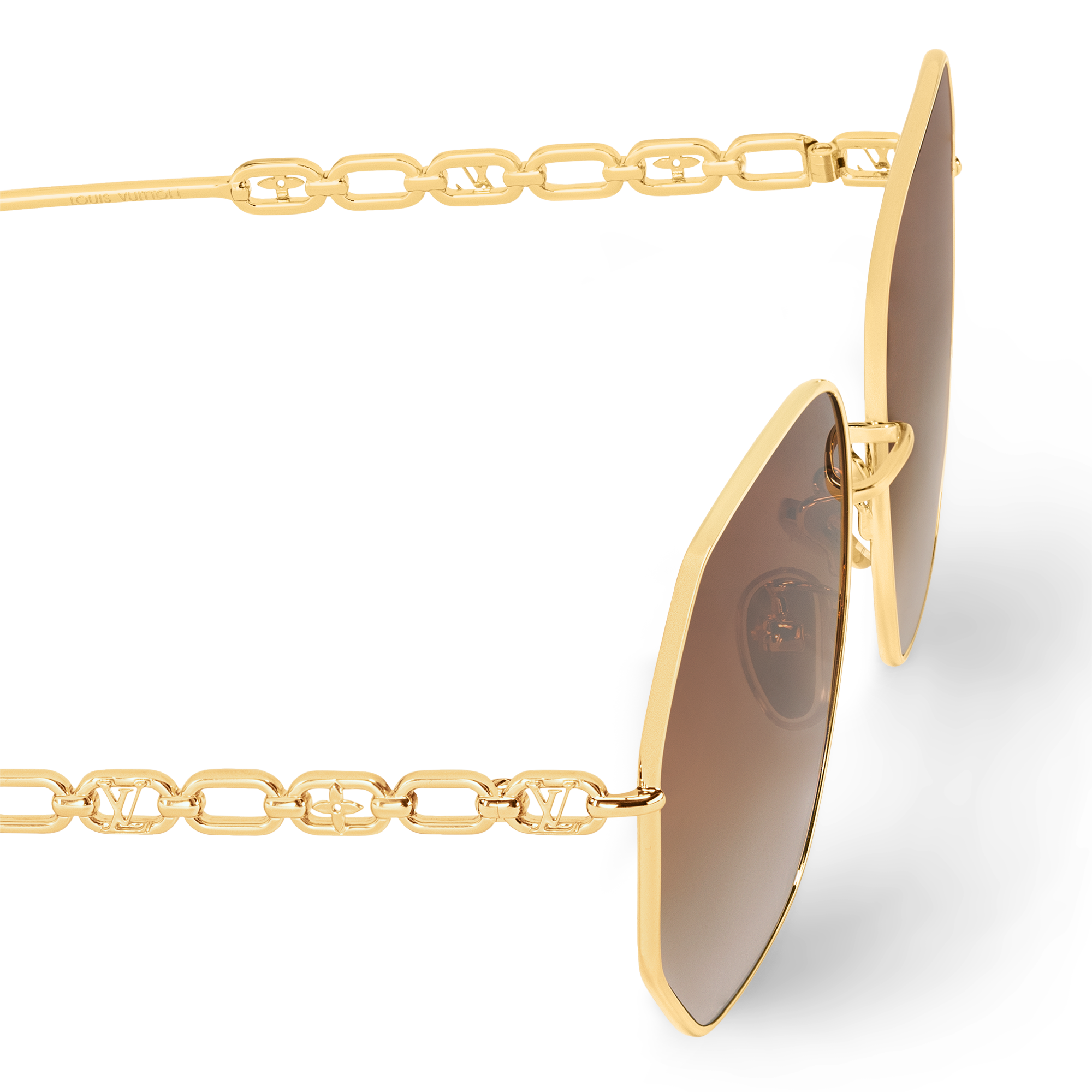 S00 Acessórios Óculos de Sol My LV Chain Round Sunglasses | Louis Vuitton ® (Zoom no Produto)