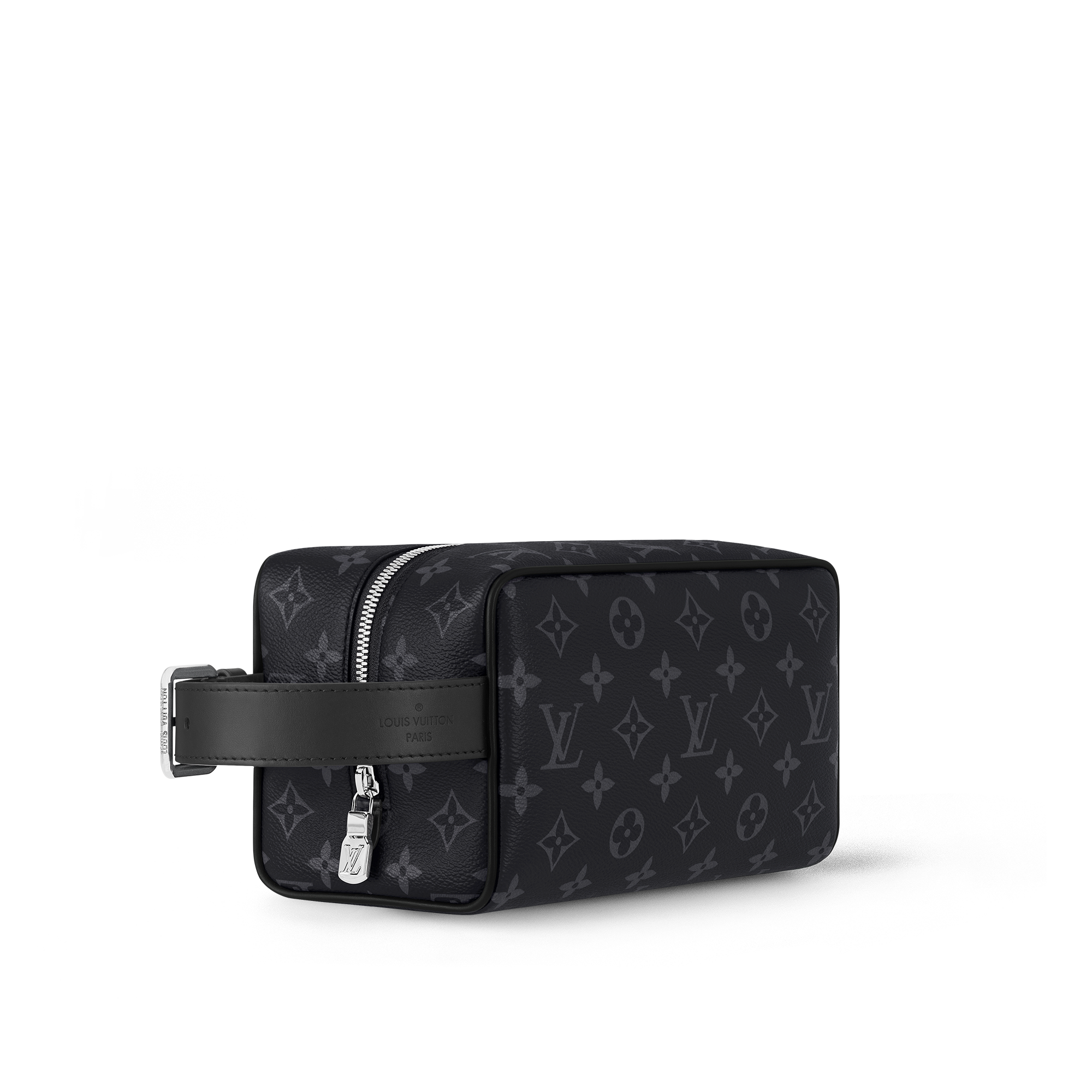 Monogram Eclipse Viagem Acessórios de Viagem Nécessaire Dopp Kit Locker | Louis Vuitton ® (Zoom no Produto)