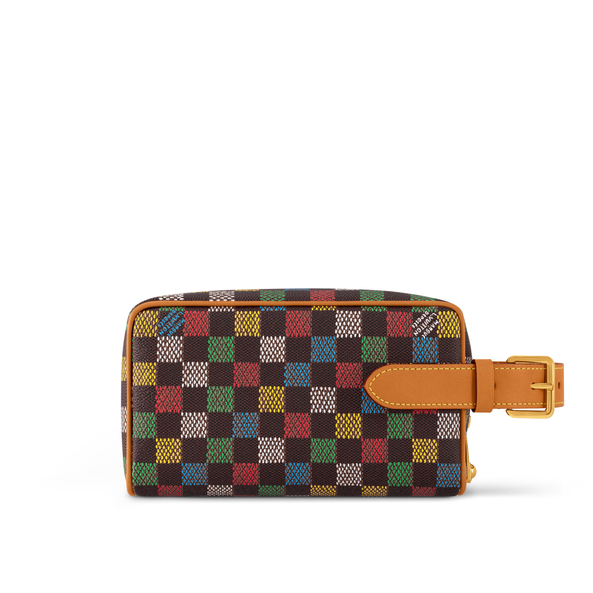 Damier Ébène Viagem Acessórios de Viagem Nécessaire Dopp Kit Locker | Louis Vuitton ® (Zoom no Produto)