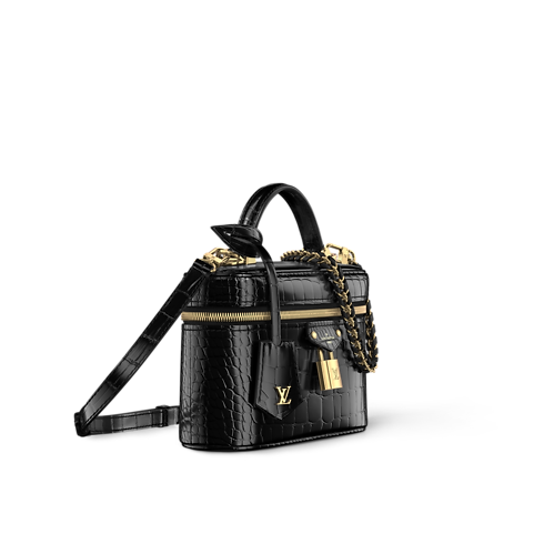 Crocodilien Brillant Bolsas Bolsas em Couro Exótico Nécessaire Vanity Chain | Louis Vuitton ® (Zoom no Produto)