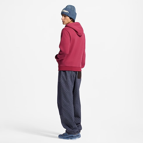 Needle-Punched Signature Zipped Hoodie – Vista de Ambiente