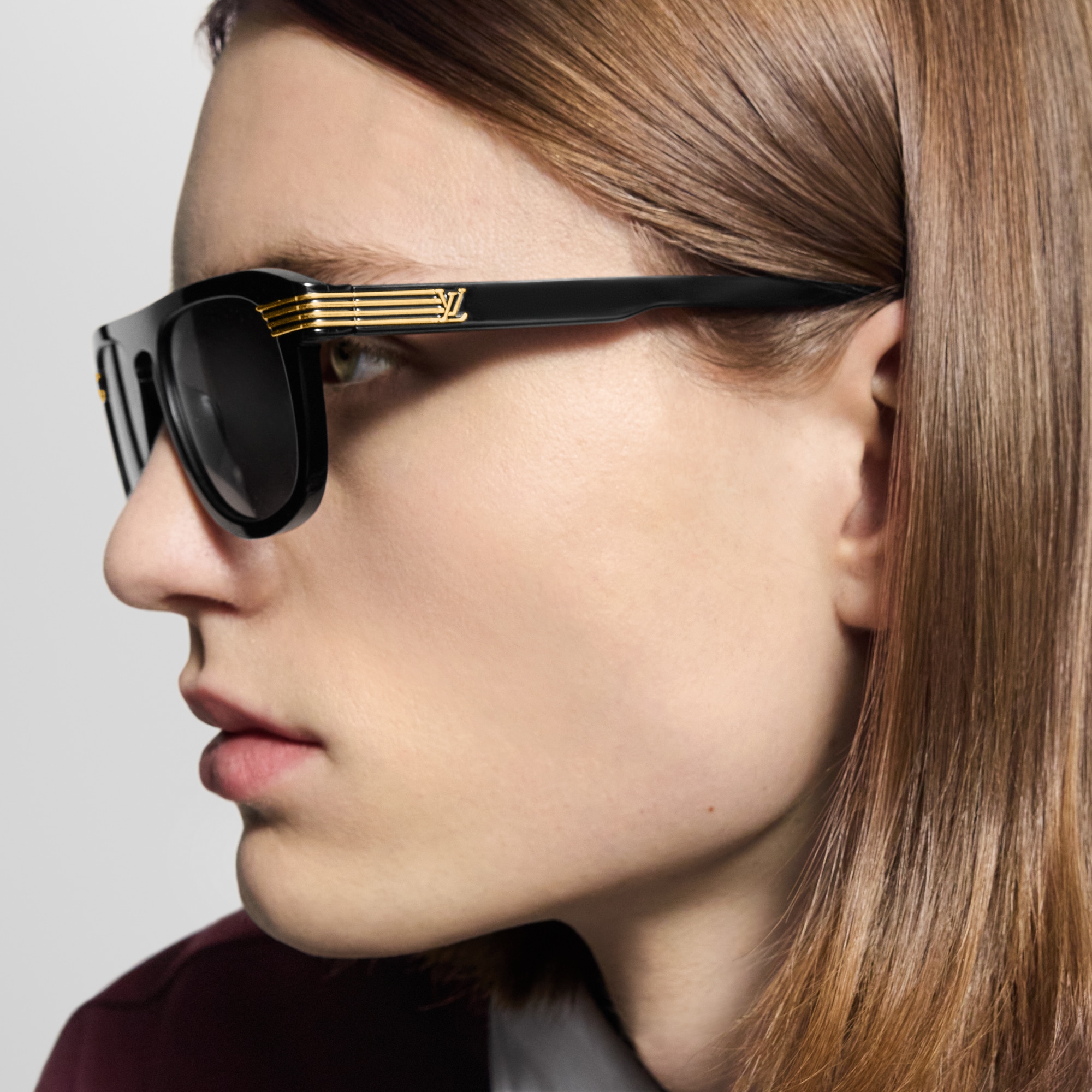 S00 Acessórios Óculos de Sol Óculos de Sol Arredondados LV Slide | Louis Vuitton ® (Zoom no Produto)