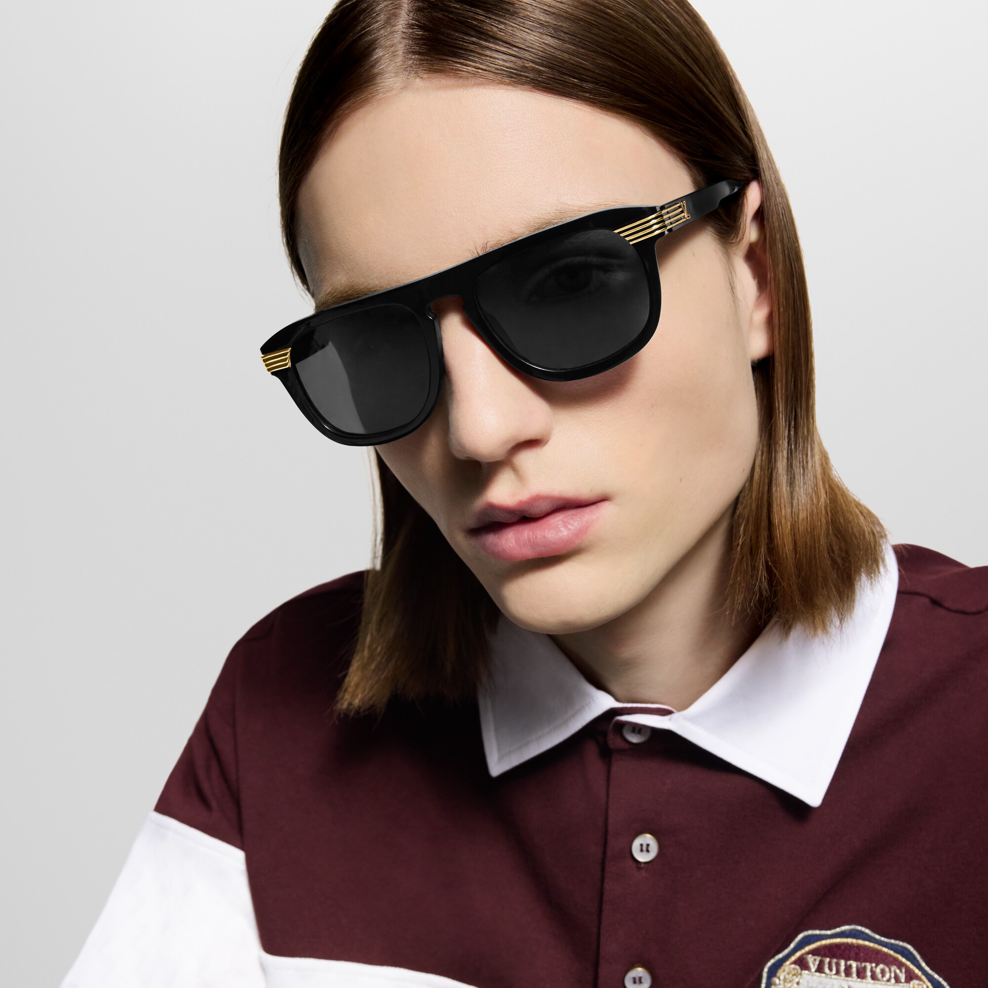 S00 Acessórios Óculos de Sol Óculos de Sol Arredondados LV Slide | Louis Vuitton ® (Zoom no Produto)