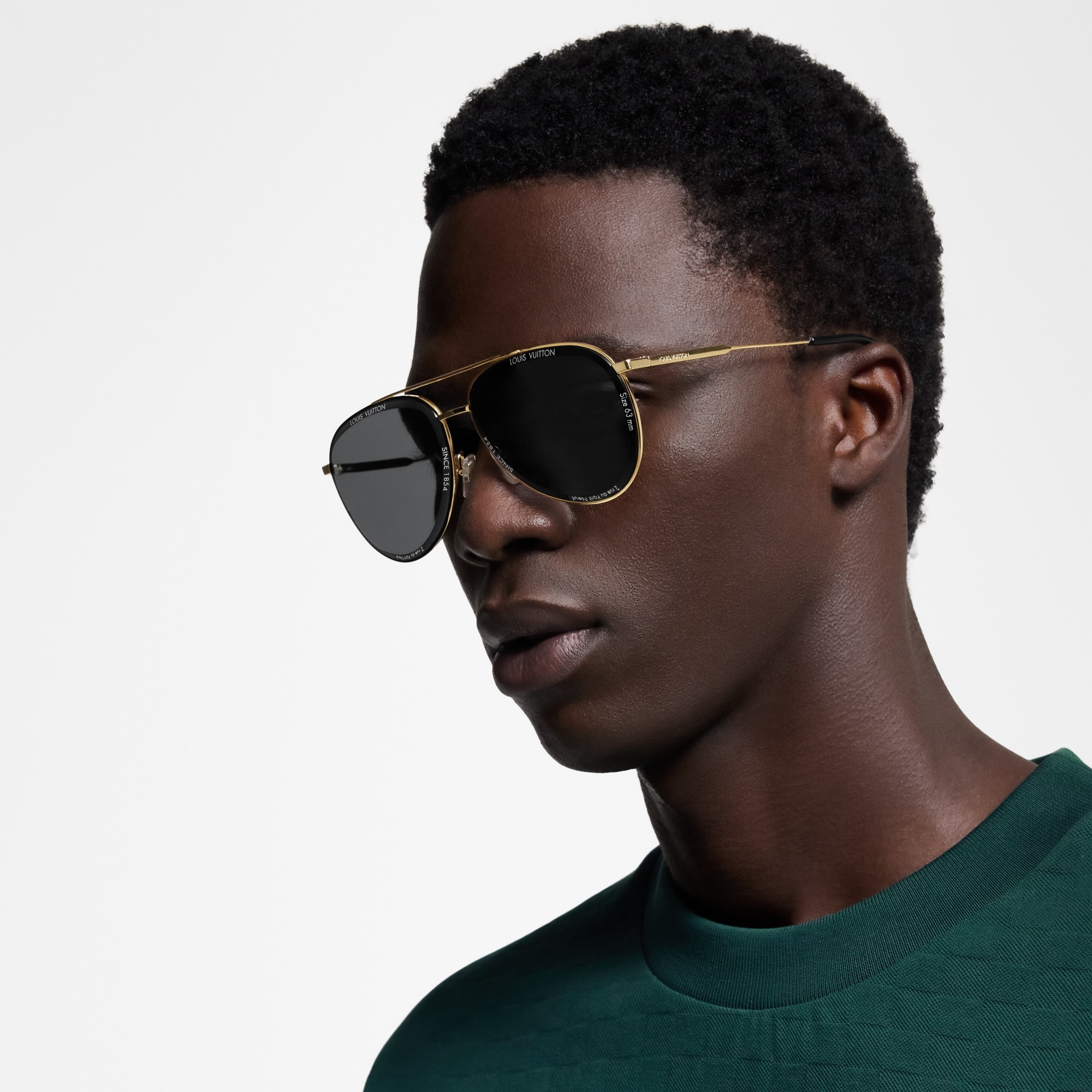 S00 Acessórios Óculos de Sol Óculos de Sol Aviador de Metal LV Super Vision | Louis Vuitton ® (Zoom no Produto)