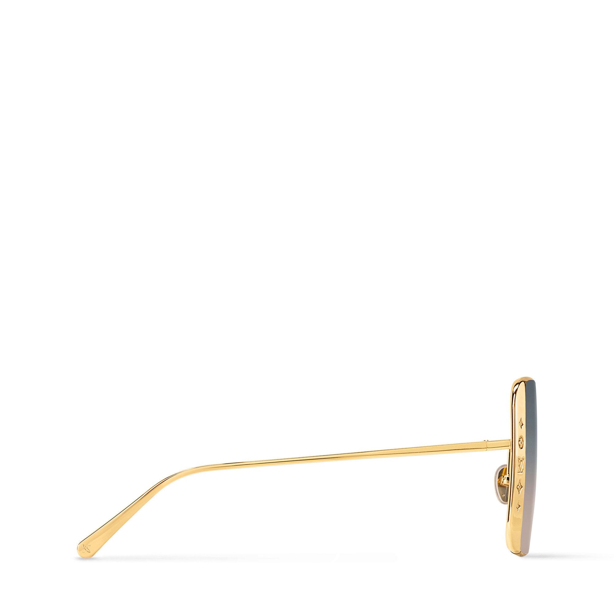 S00 Acessórios Óculos de Sol Óculos de Sol Quadrados em Metal LV Moon | Louis Vuitton ® (Zoom no Produto)