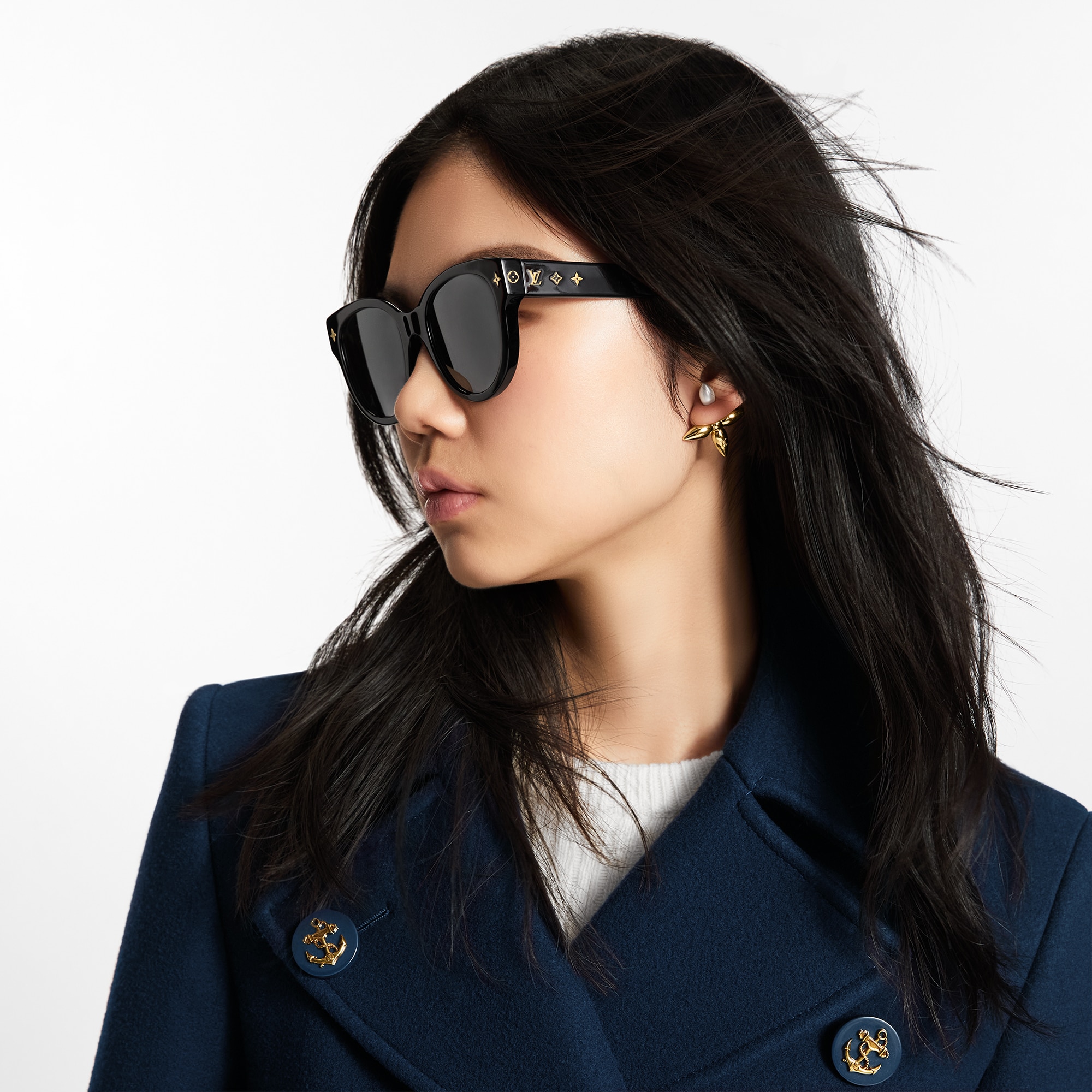 S00 Acessórios Óculos de Sol Óculos de Sol Redondos My Monogram | Louis Vuitton ® (Zoom no Produto)