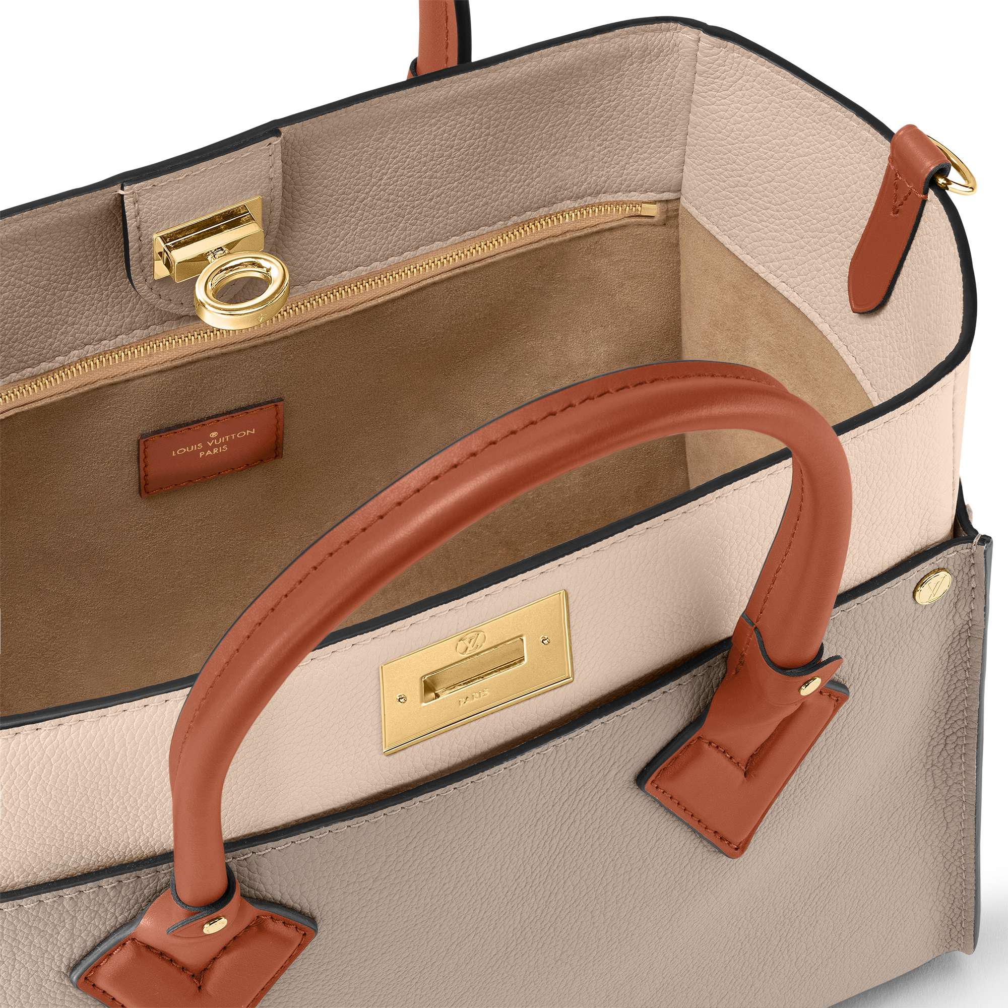 Couros High End Bolsas Todas as Bolsas On My Side MM | Louis Vuitton ® (Zoom no Produto)