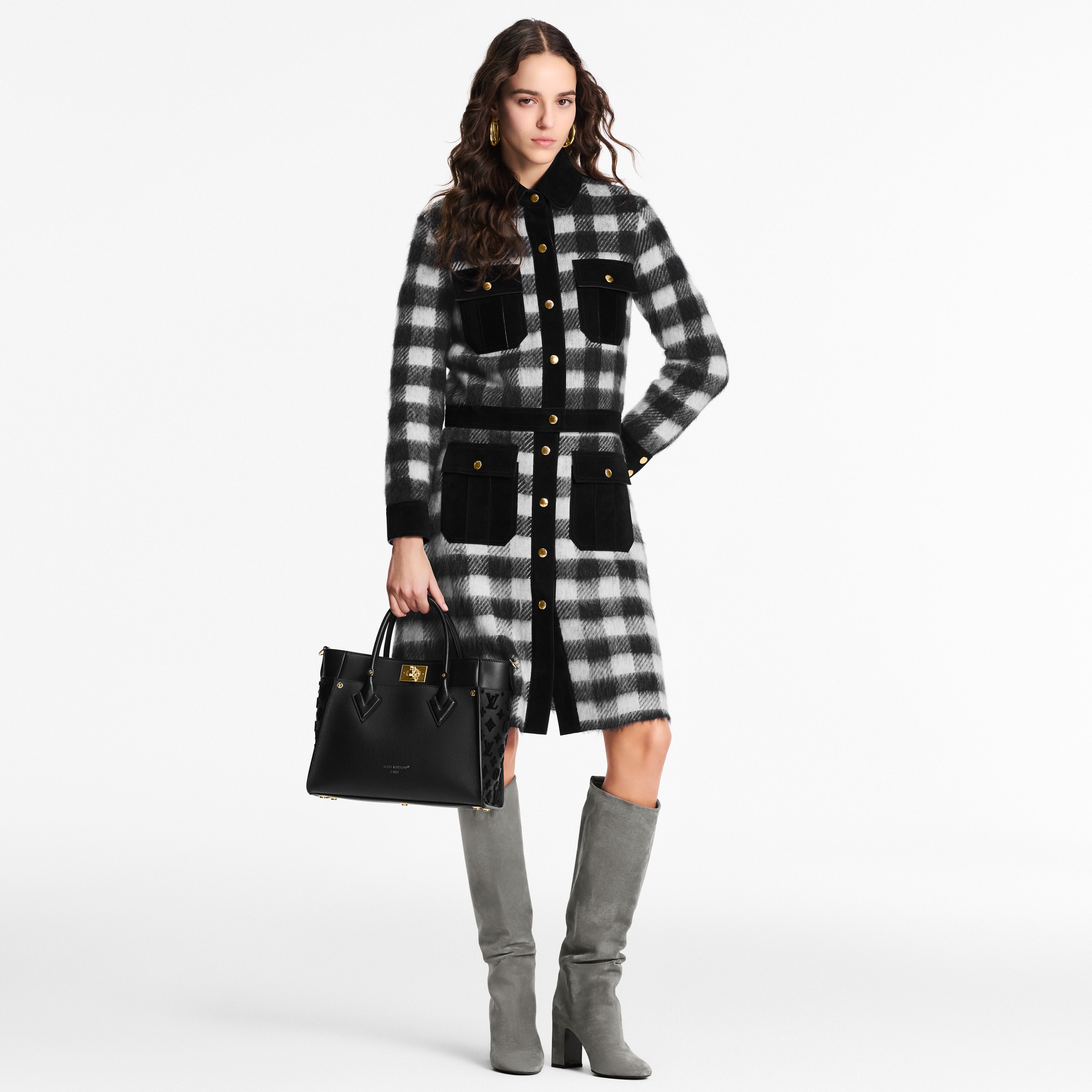 Couros High End Bolsas Todas as Bolsas On My Side MM | Louis Vuitton ® (Zoom no Produto)