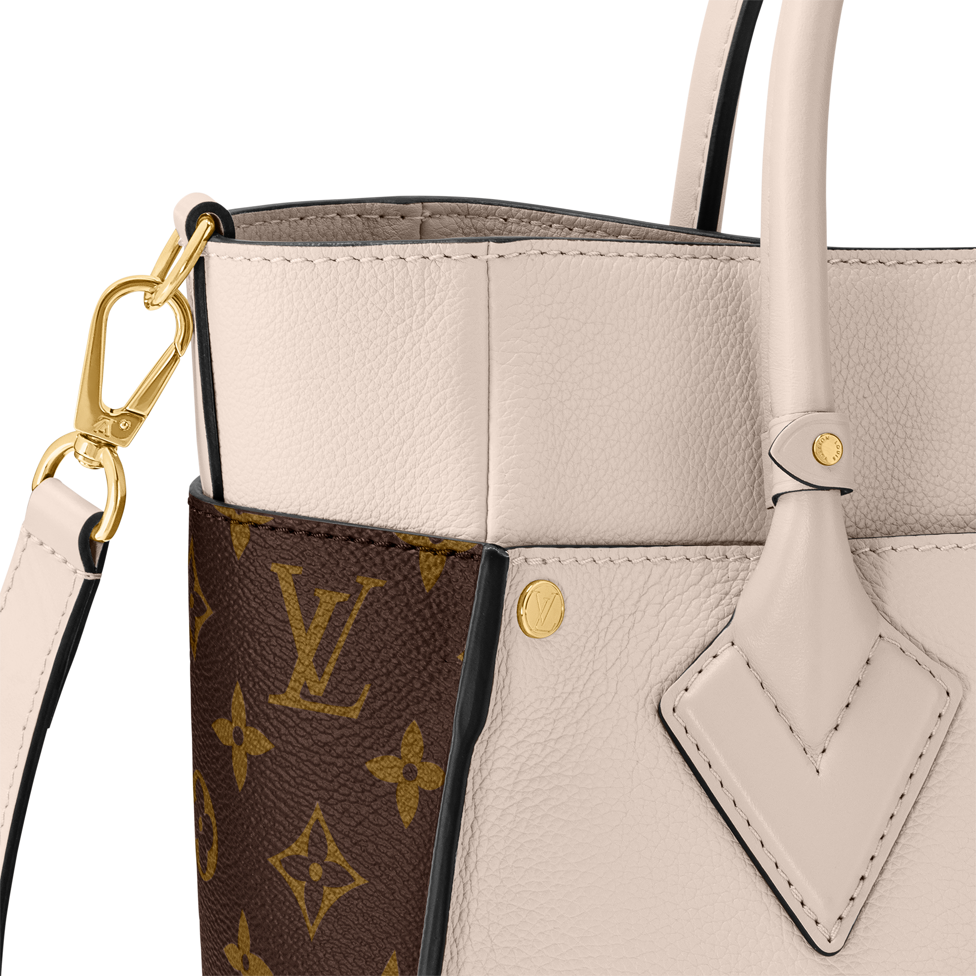 Couros High End Bolsas Todas as Bolsas On My Side MM | Louis Vuitton ® (Zoom no Produto)