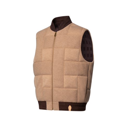 Ready-to-Wear Todas as Roupas Padded Cashmere Knit Vest | Louis Vuitton ® (Zoom no Produto)