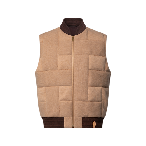 Ready-to-Wear Todas as Roupas Padded Cashmere Knit Vest | Louis Vuitton ® (Zoom no Produto)