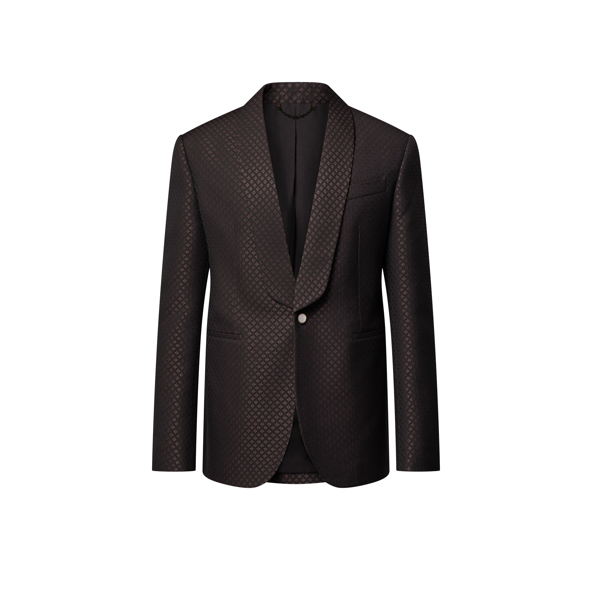  Ready-to-Wear Todas as Roupas Paletó de Smoking em Mescla de Lã e Seda com Monogram | Louis Vuitton ® (Zoom no Produto)