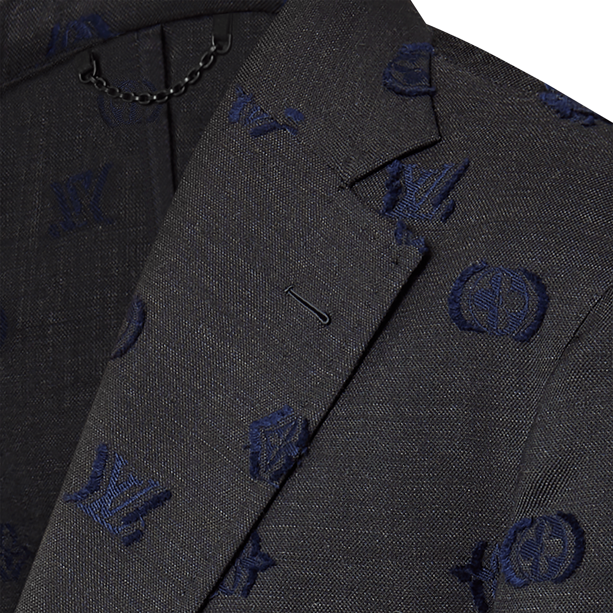  Discontinued Product Obs 14 Paletó em Mescla de Lã Napolitana | Louis Vuitton ® (Zoom no Produto)