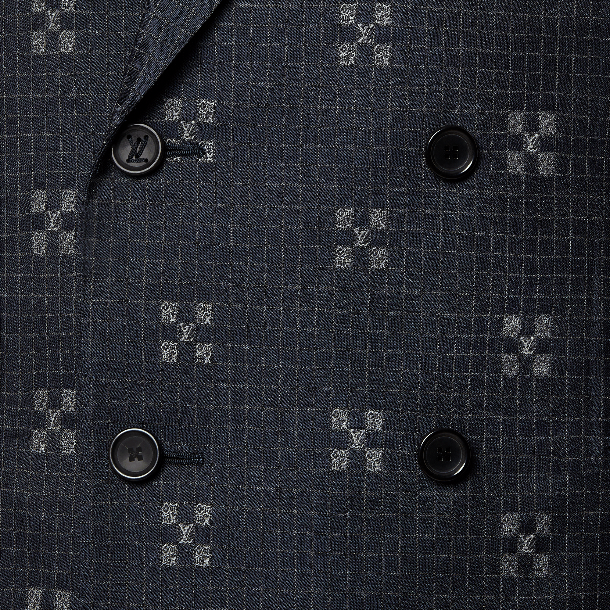  Discontinued Product Obs 14 Paletó Trespassado Pont Neuf em Lã | Louis Vuitton ® (Zoom no Produto)